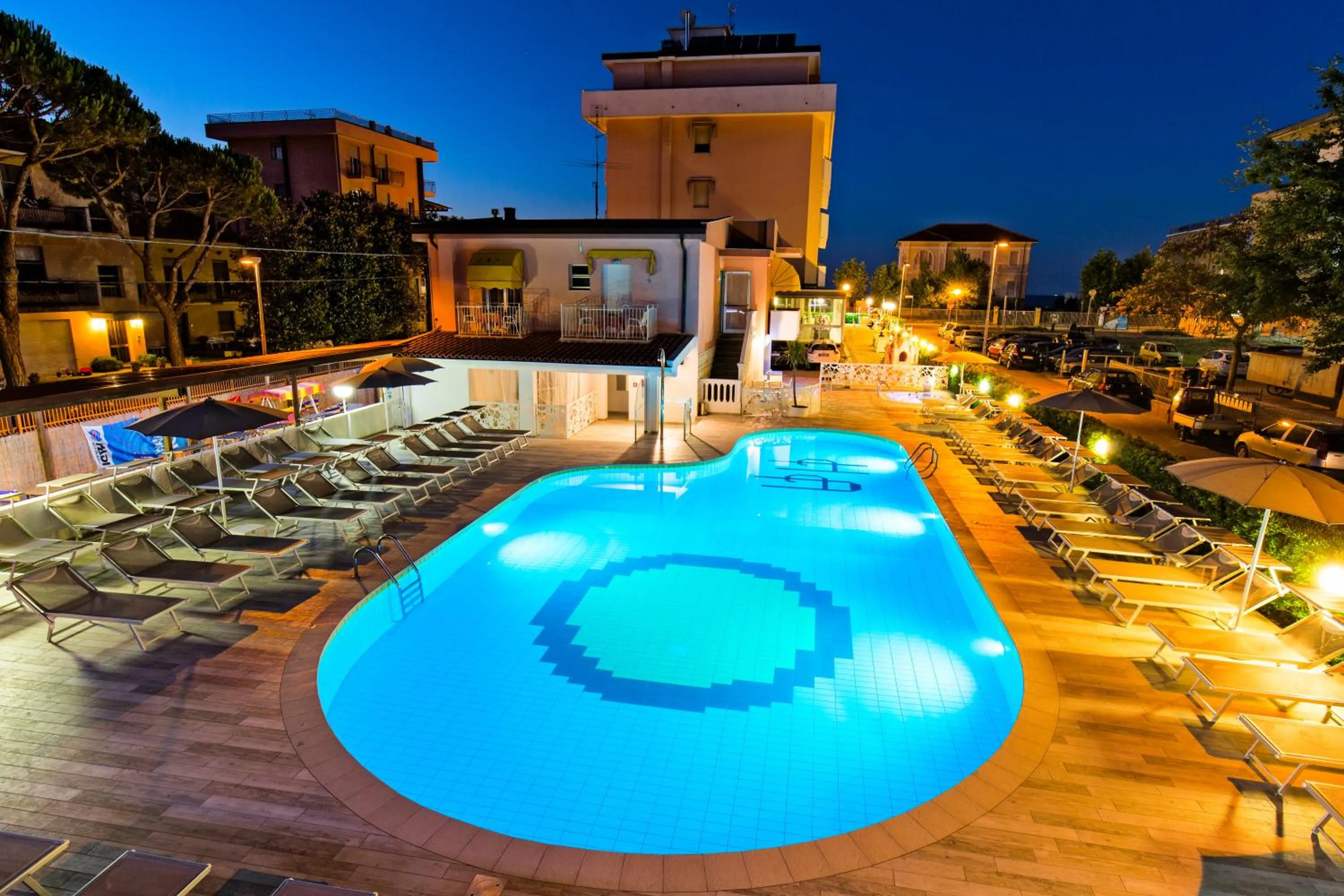 Hot Tub in Hotel Albatros