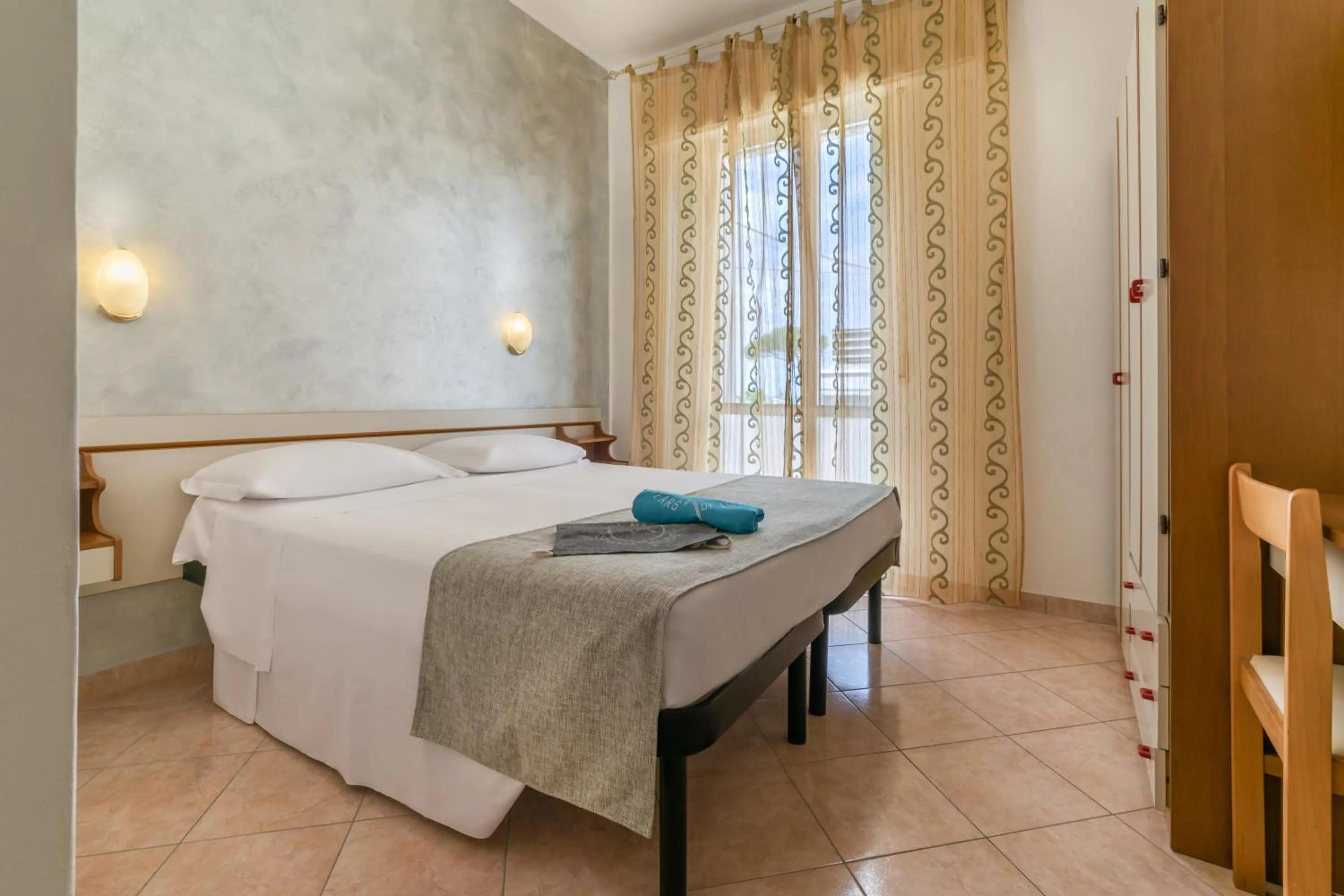 Bed in Hotel Albatros