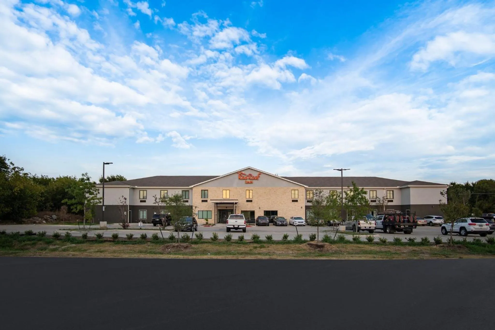 Property building in Red Roof Inn Lancaster, TX