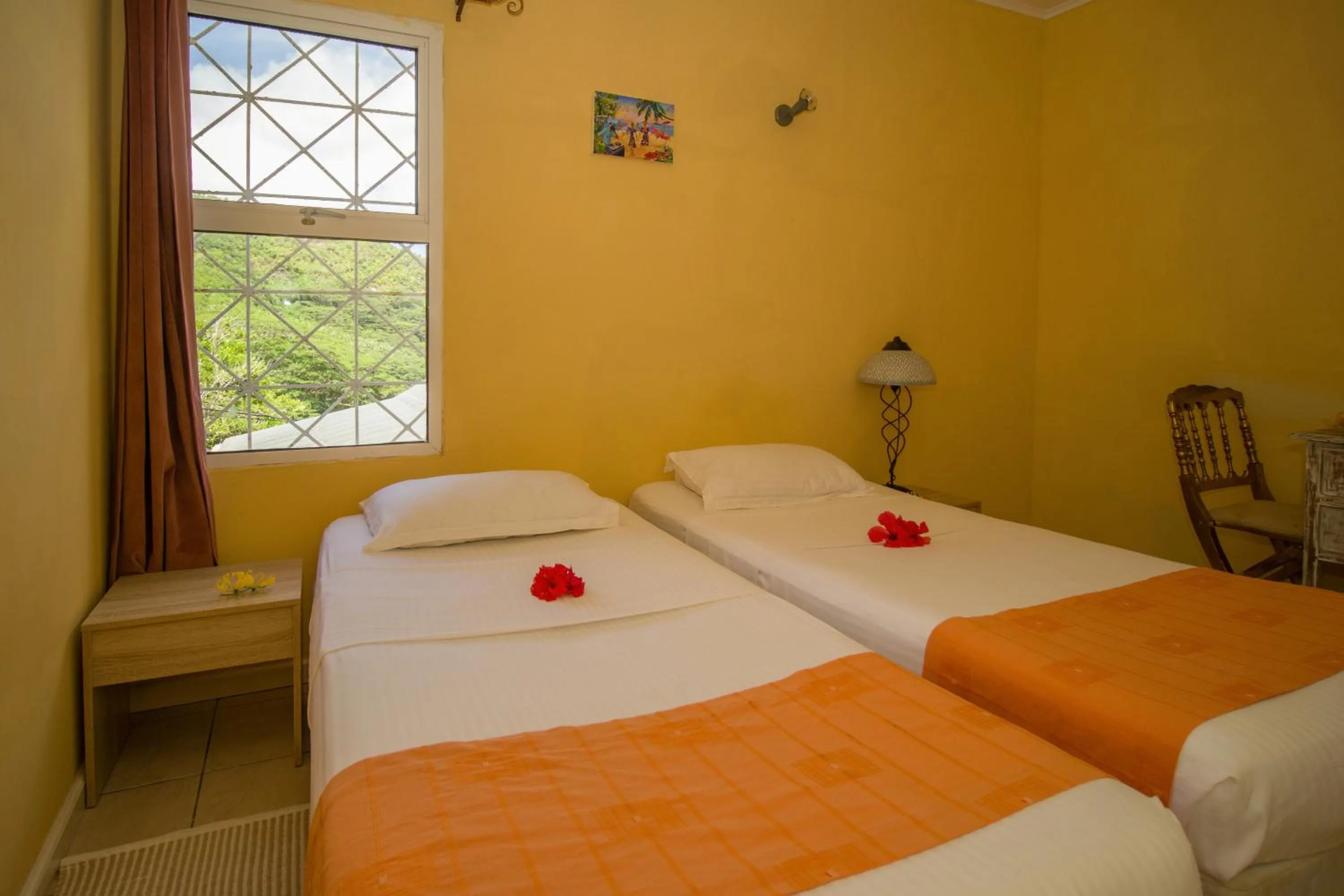 Bedroom, Bed in Residence Monte-Cristo