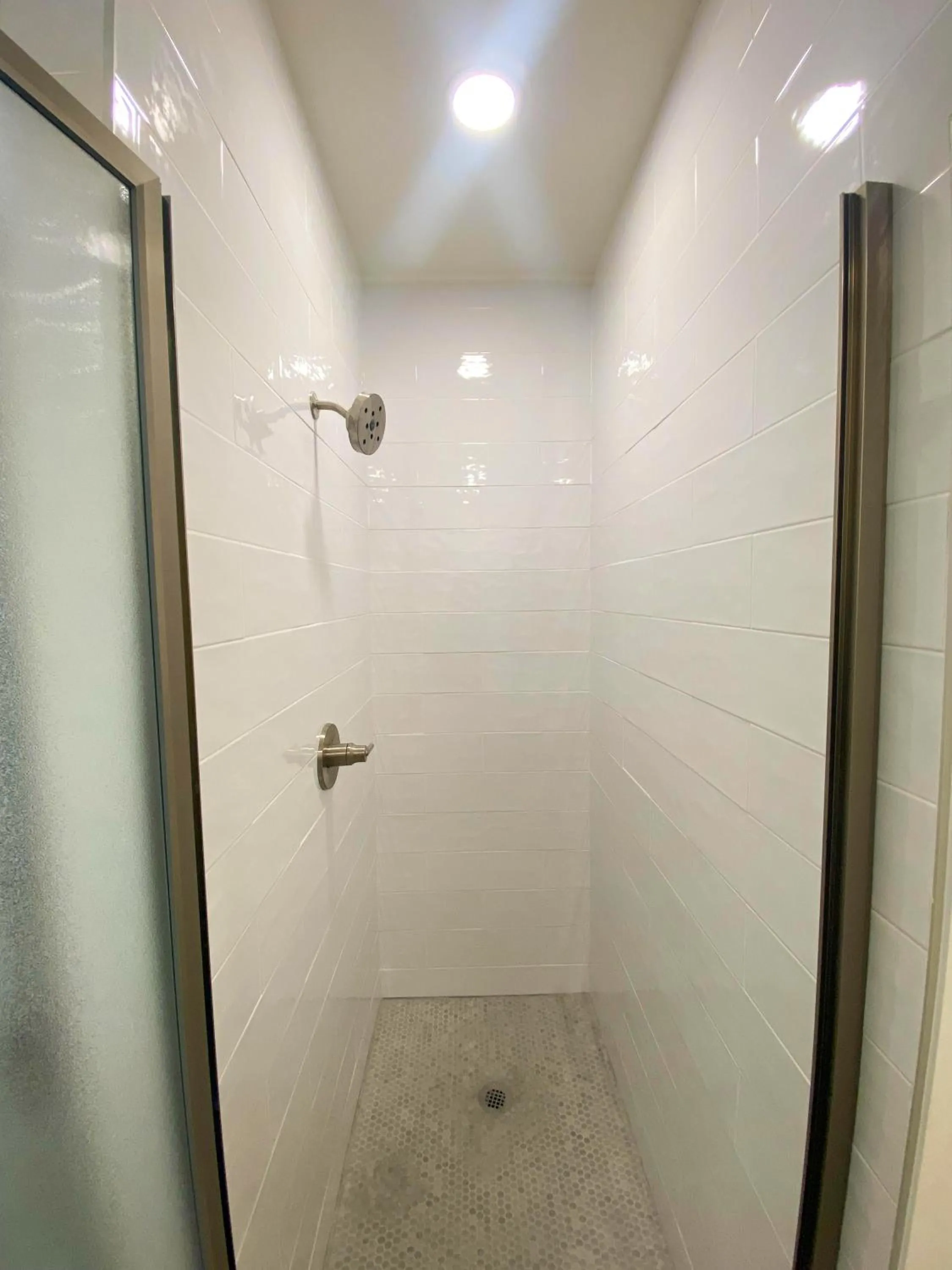 Shower in ITH Santa Barbara Surf Hostel