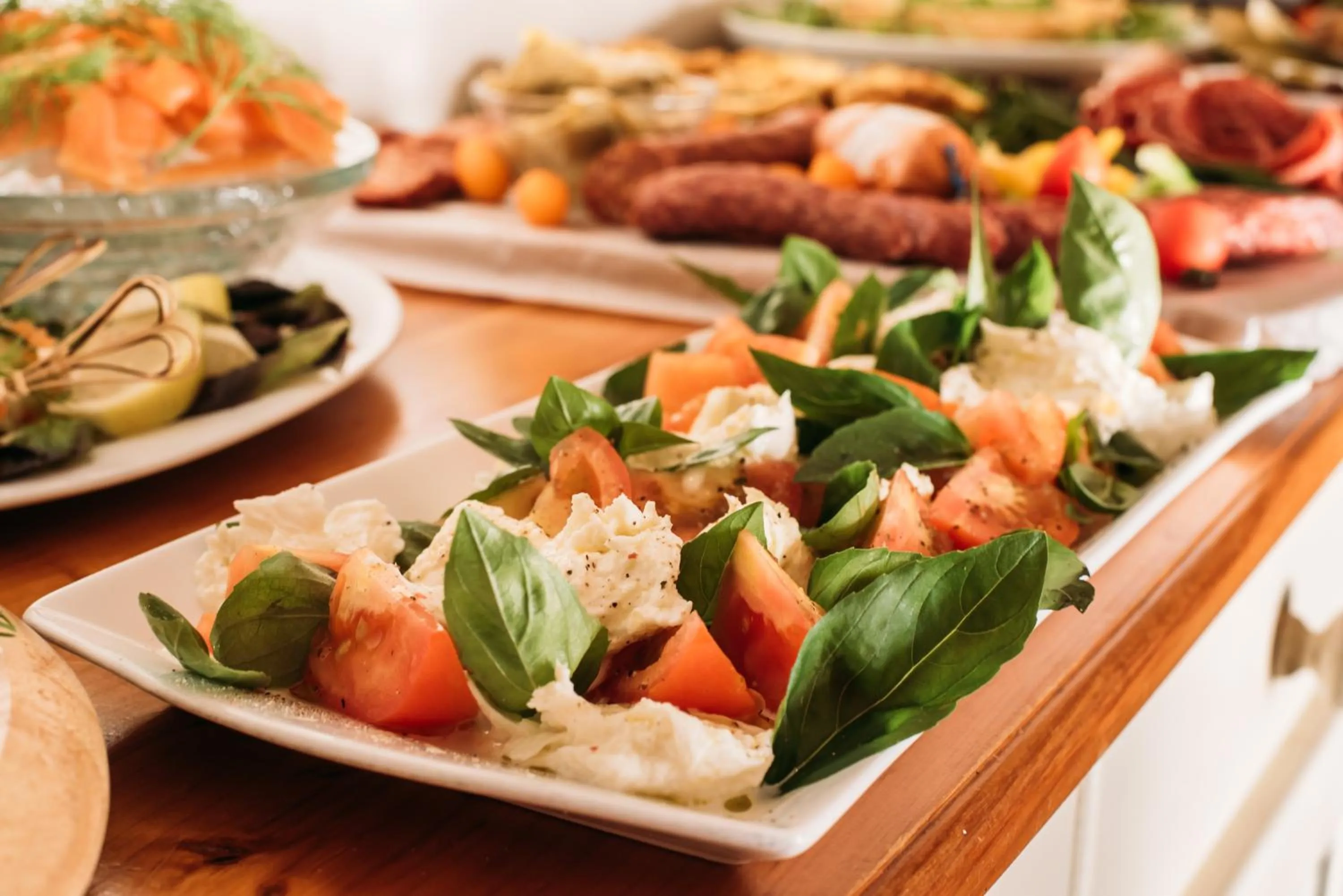 Continental breakfast in La Vista Lodge