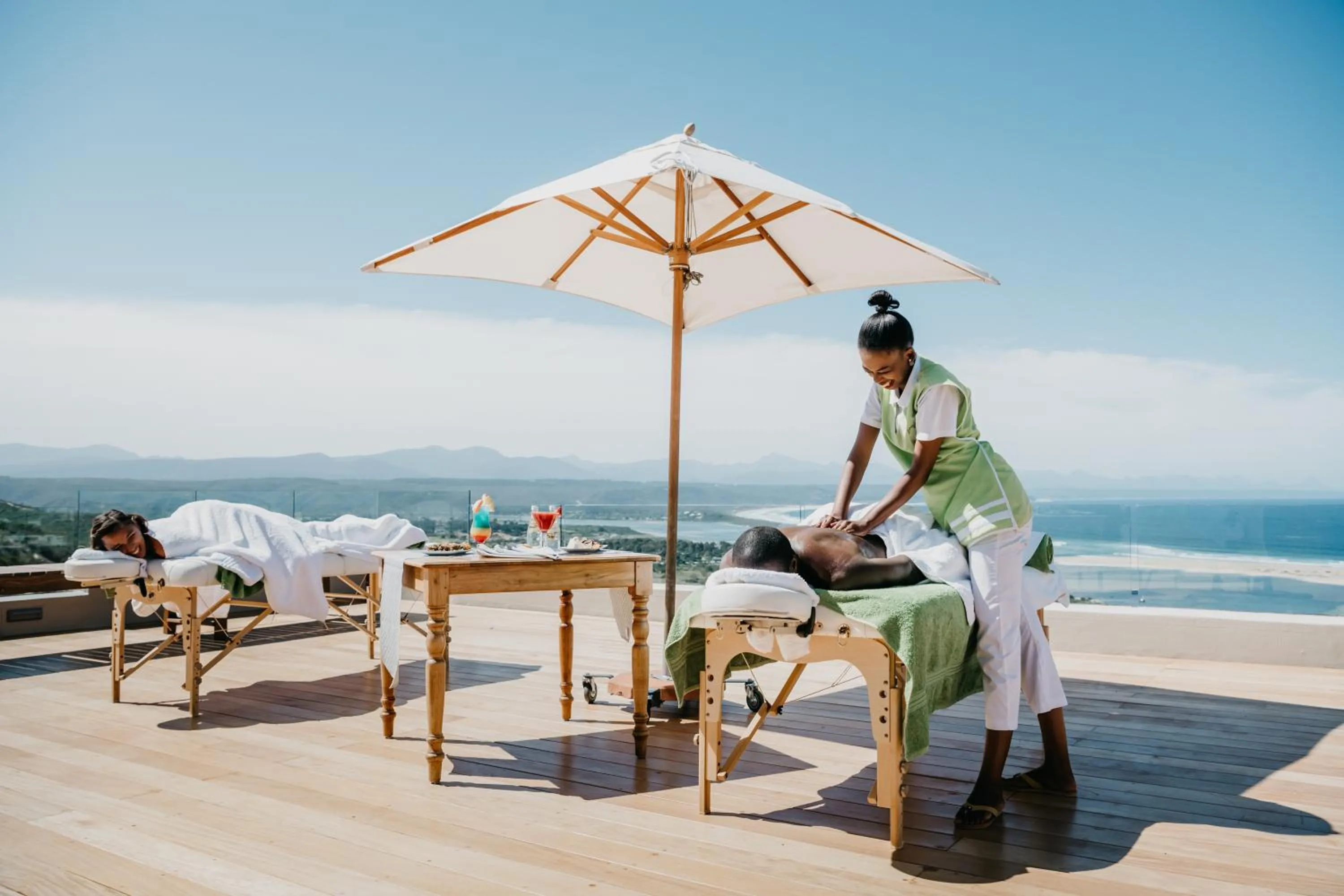 Patio in La Vista Lodge