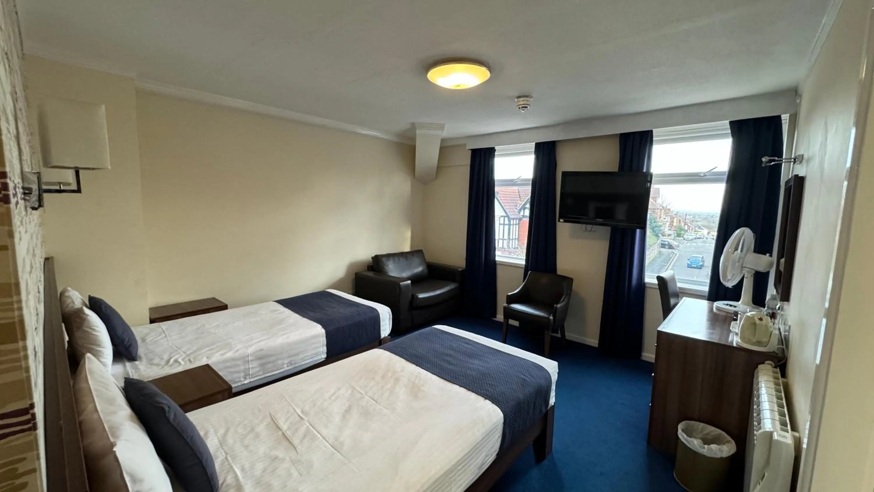 Bed in The Continental Hotel, Derby