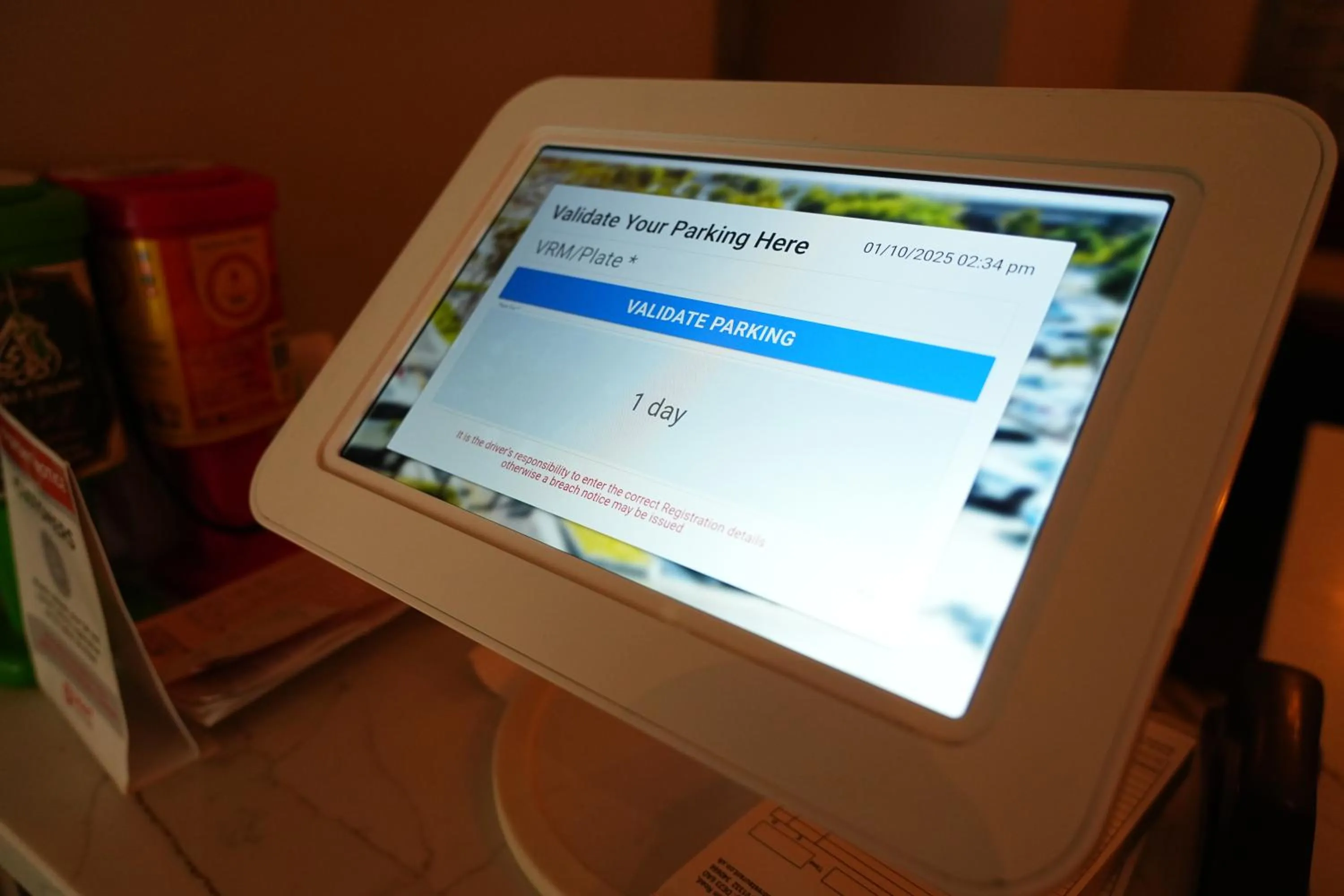 Parking in The Continental Hotel, Derby