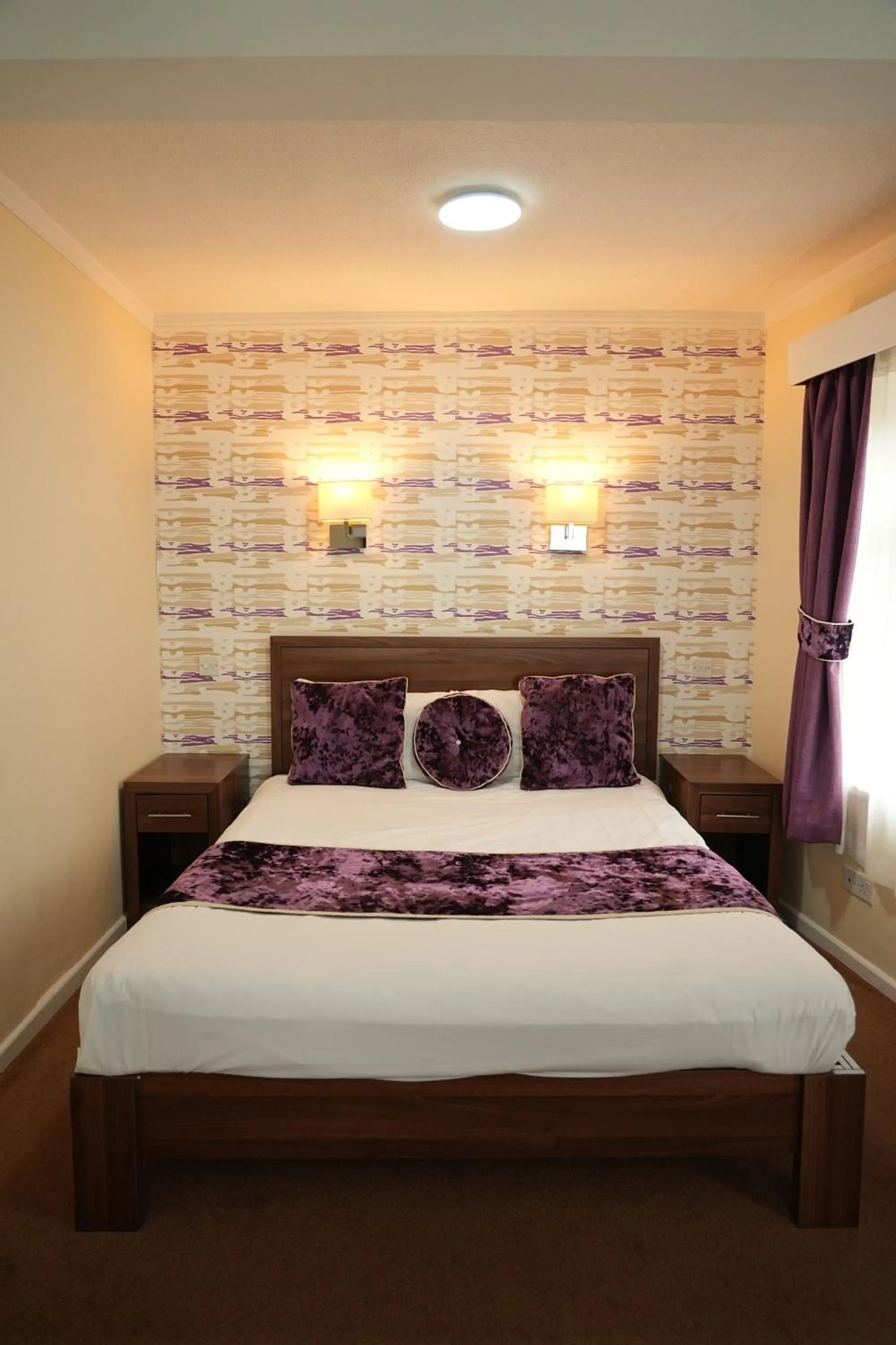 Bed in The Continental Hotel, Derby