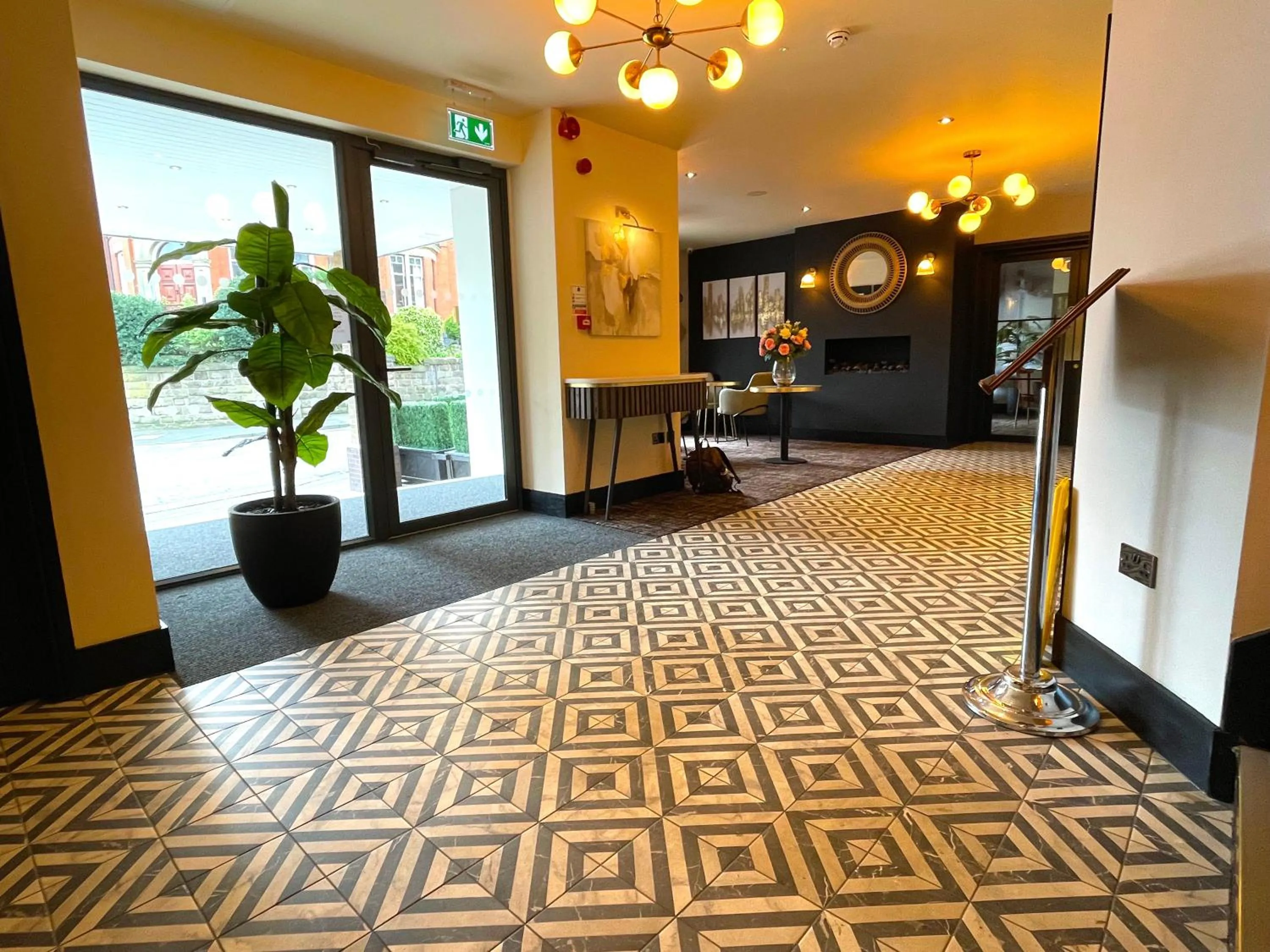 Lobby or reception in The Continental Hotel, Derby