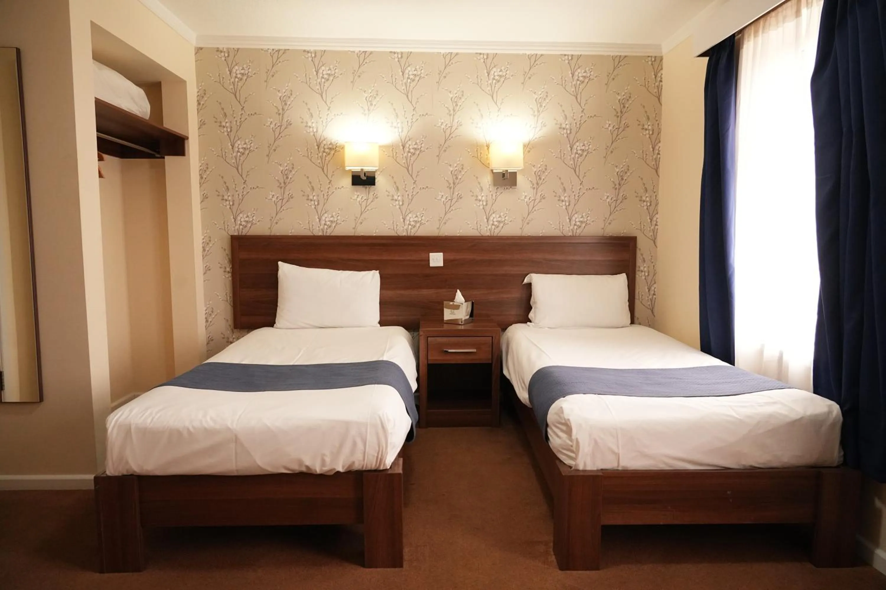 Bed in The Continental Hotel, Derby