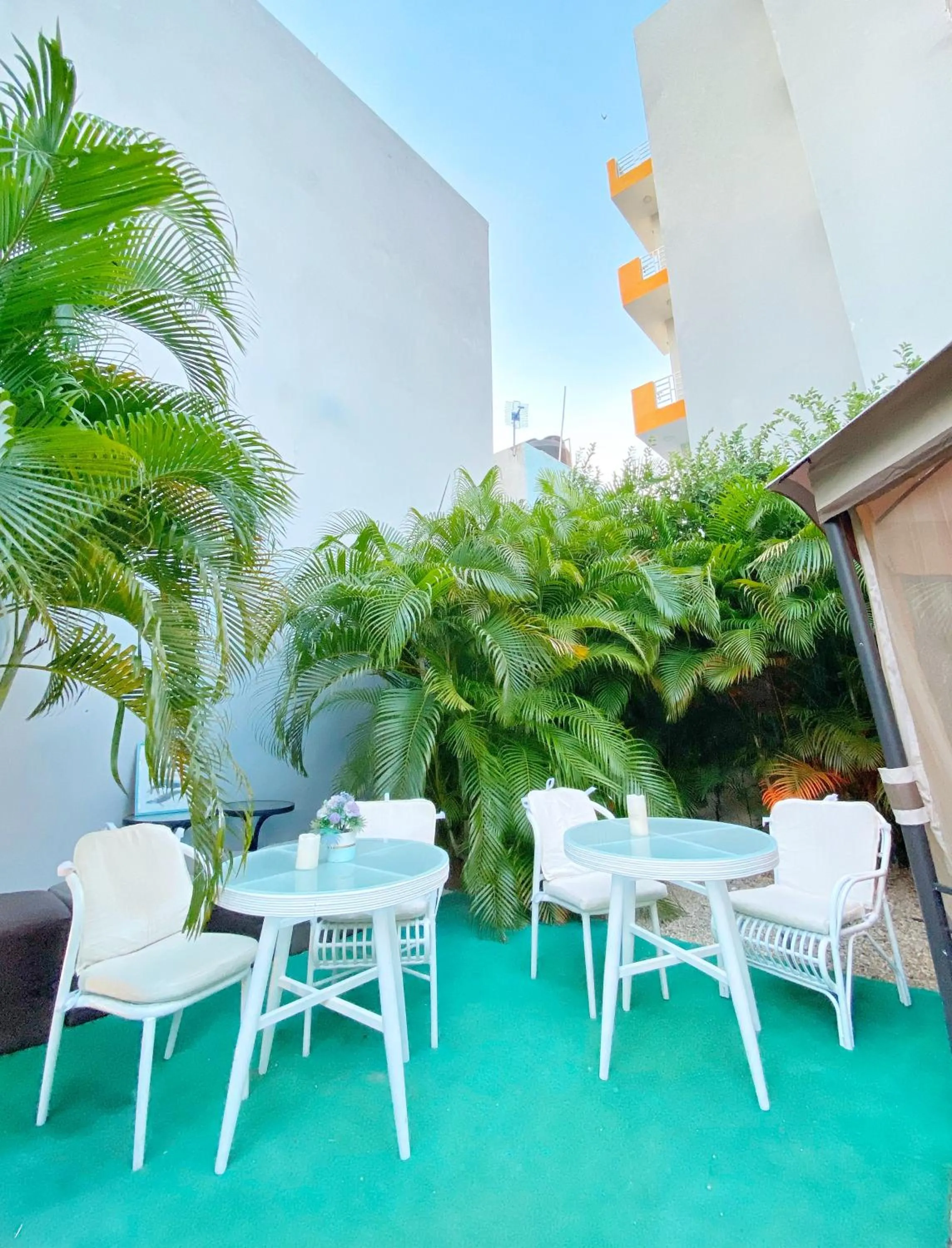 Patio in Green Oasis Hotel