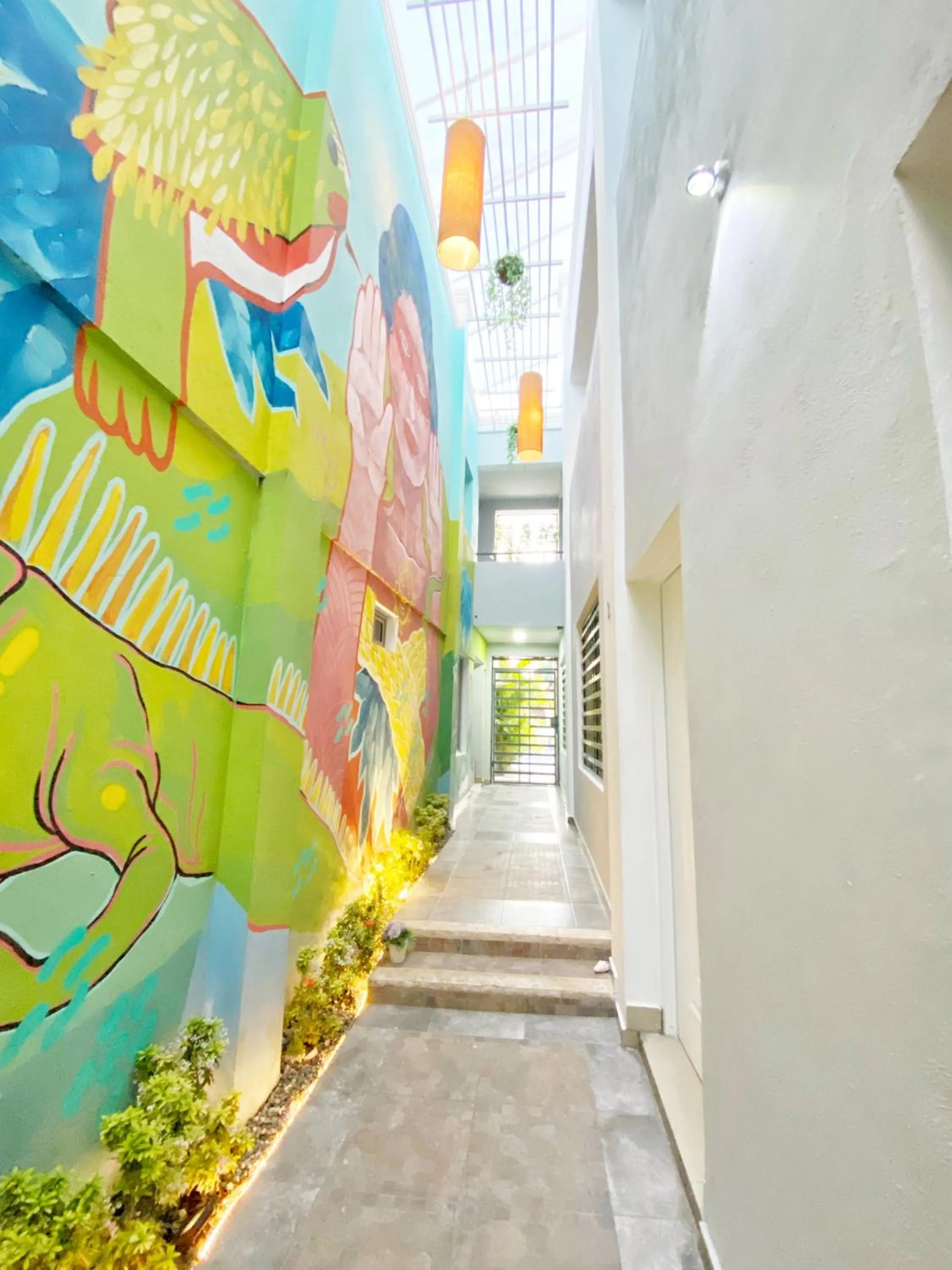 Facade/entrance in Green Oasis Hotel