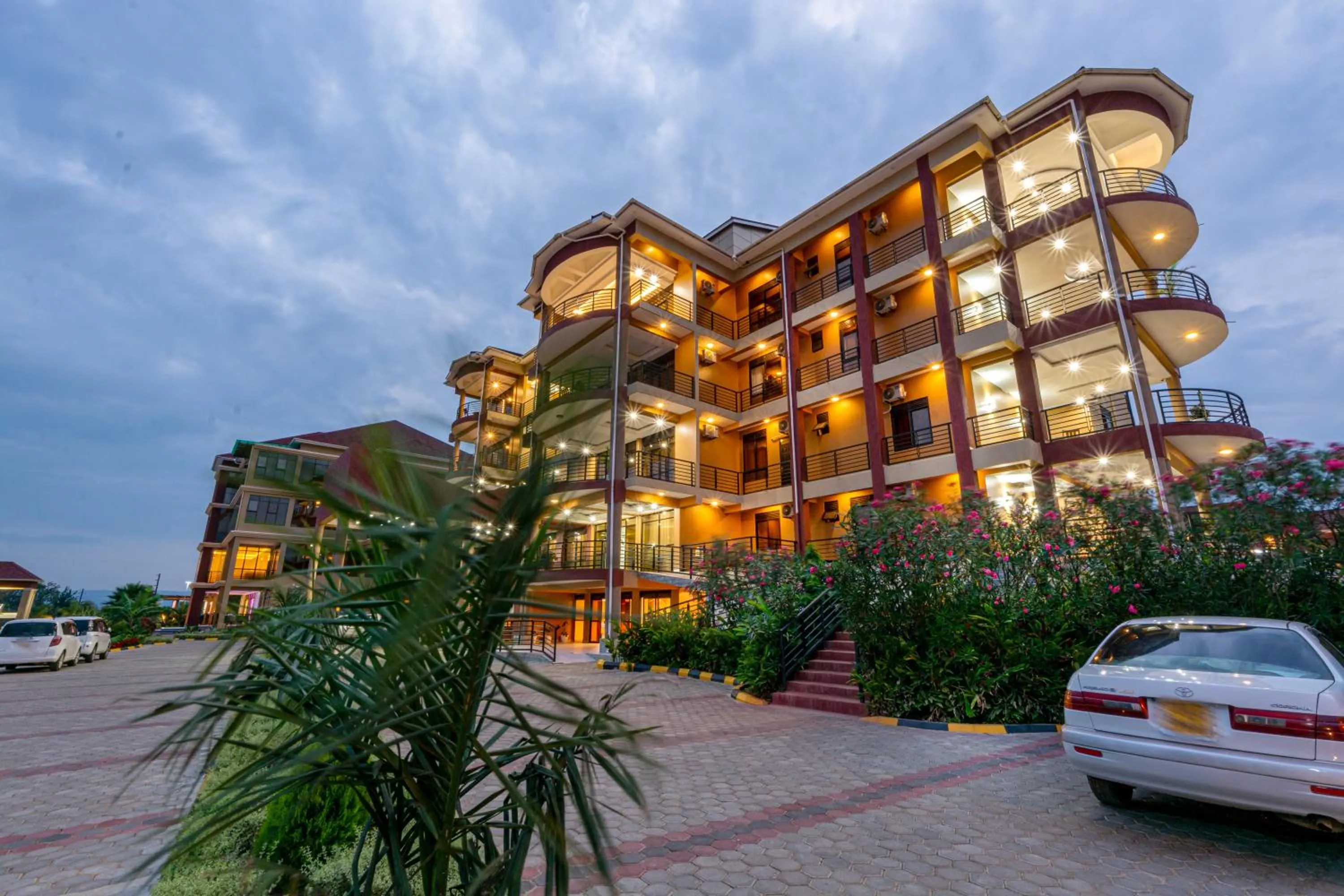 Property building in Las Vegas Garden Hotel Mbarara