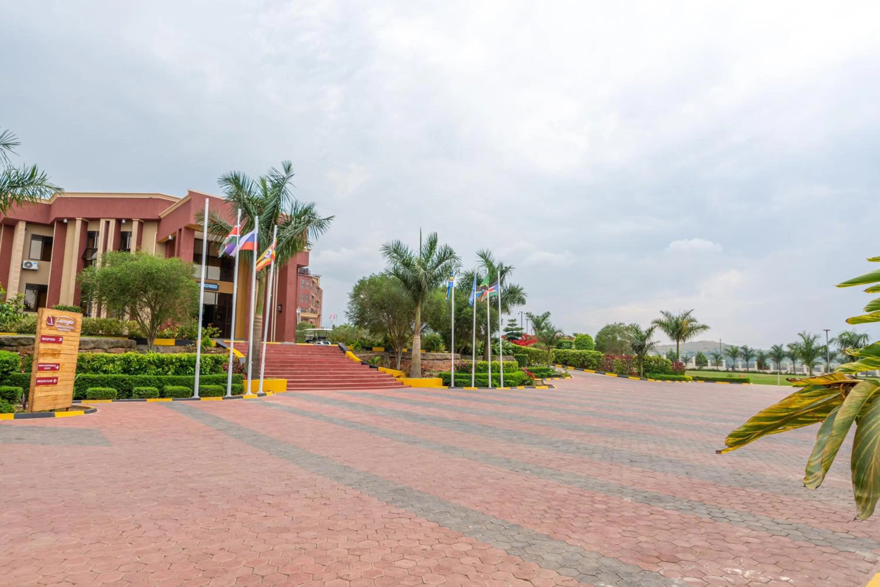 Property building in Las Vegas Garden Hotel Mbarara