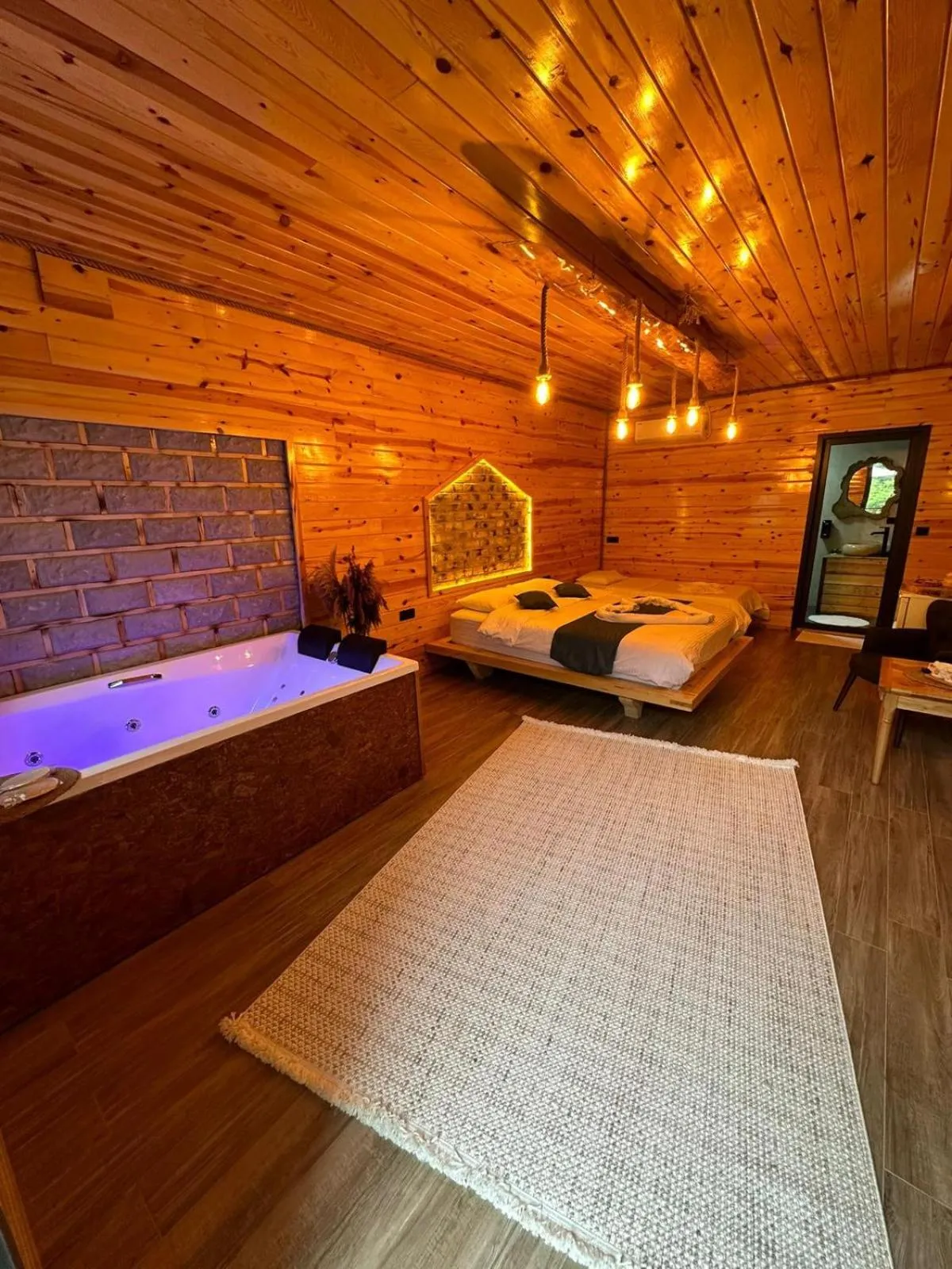 Bed in Ria süit otel bungalov