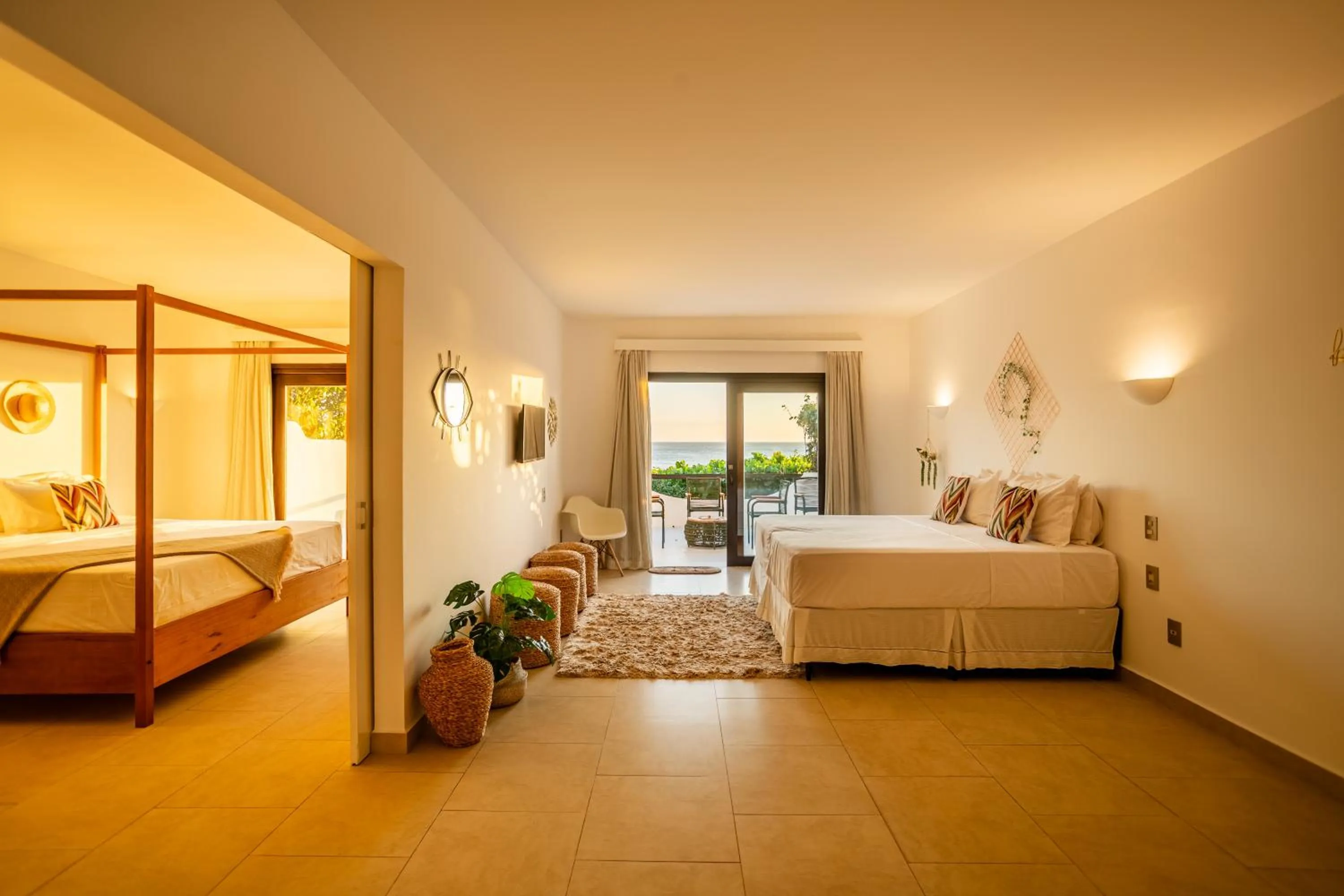 Living room, Bed in Enjoy Jeri Praia