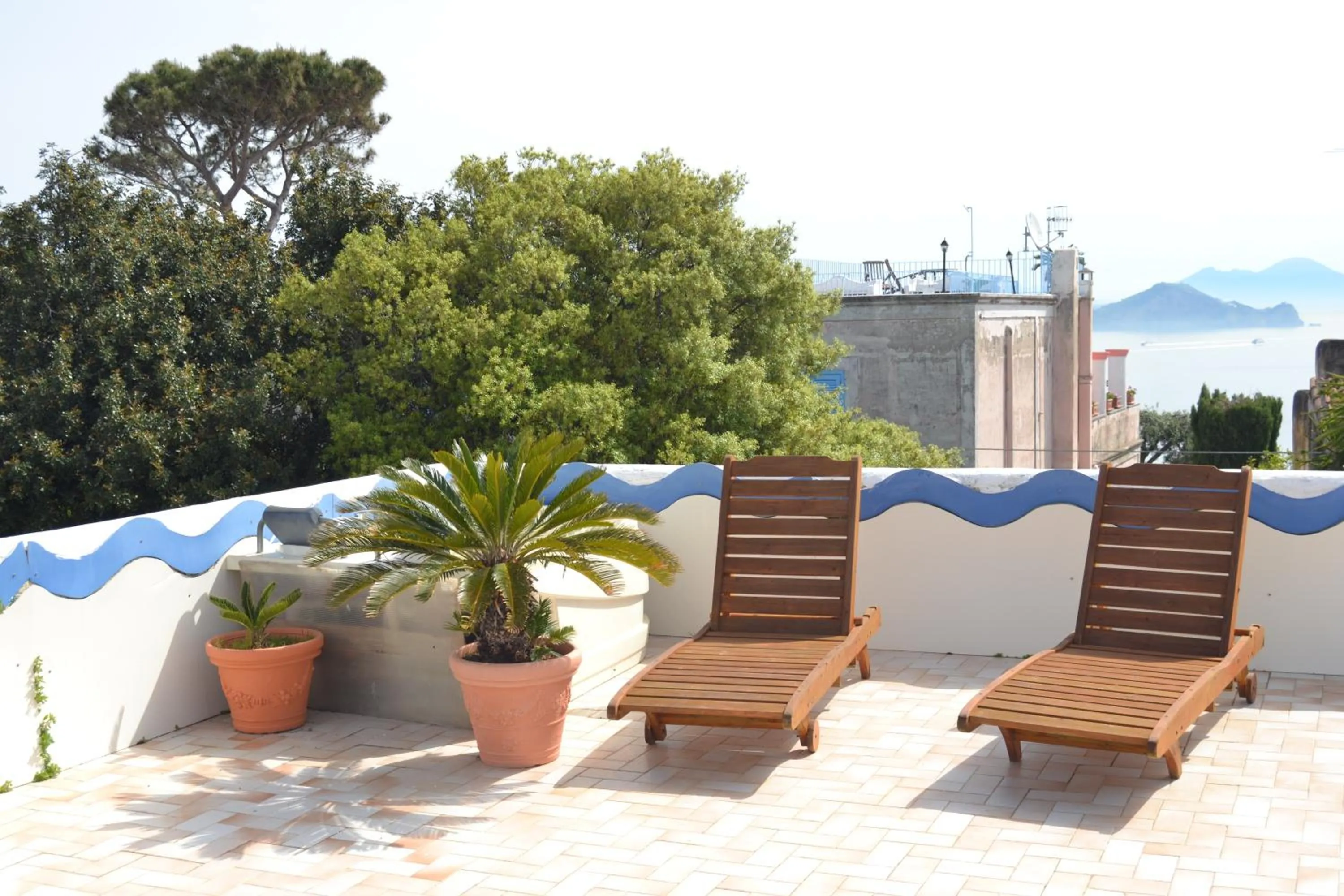 Balcony/Terrace in Piccolo Tirreno Hotel Residence