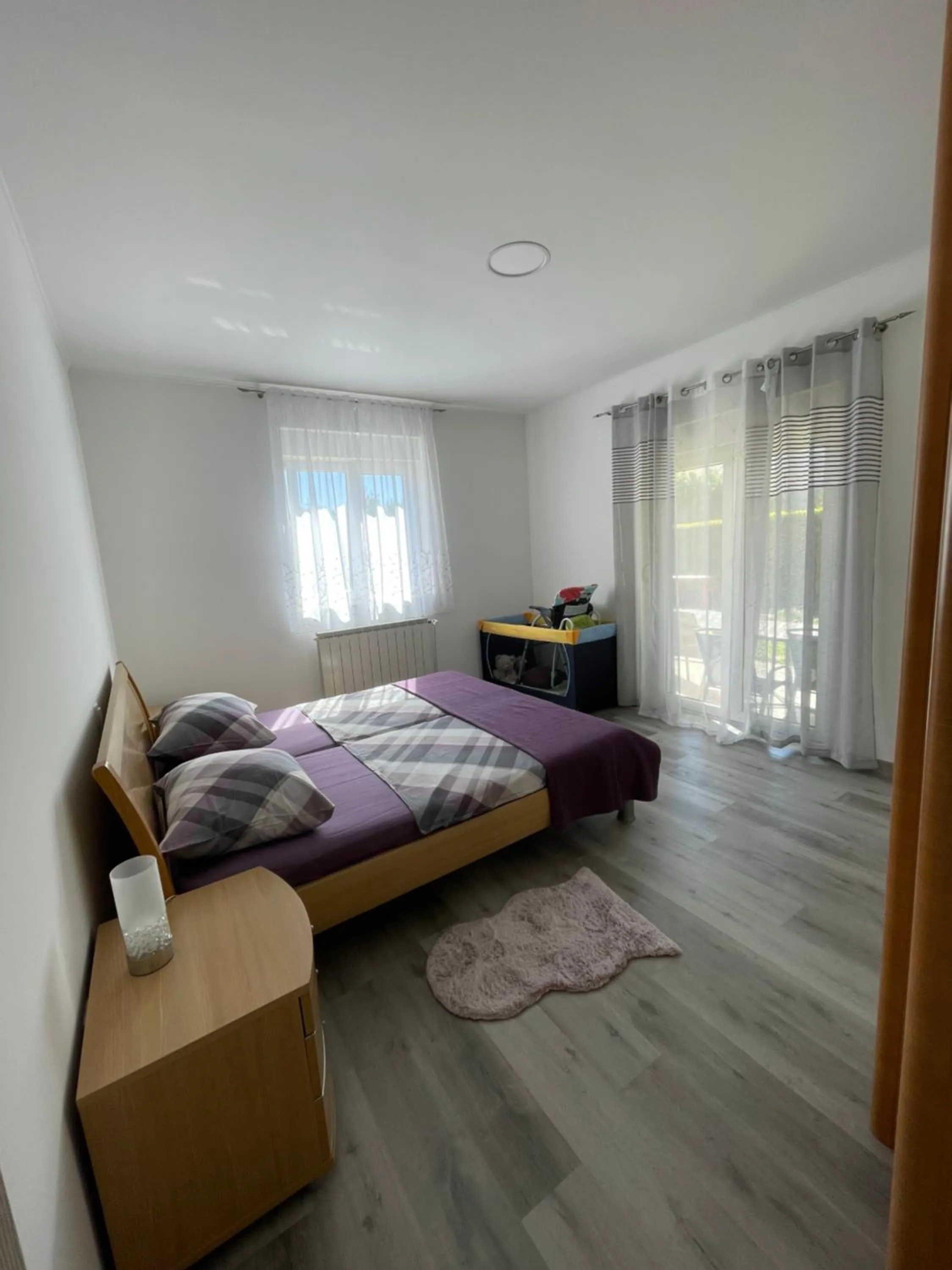 Bed in Apartments Adria
