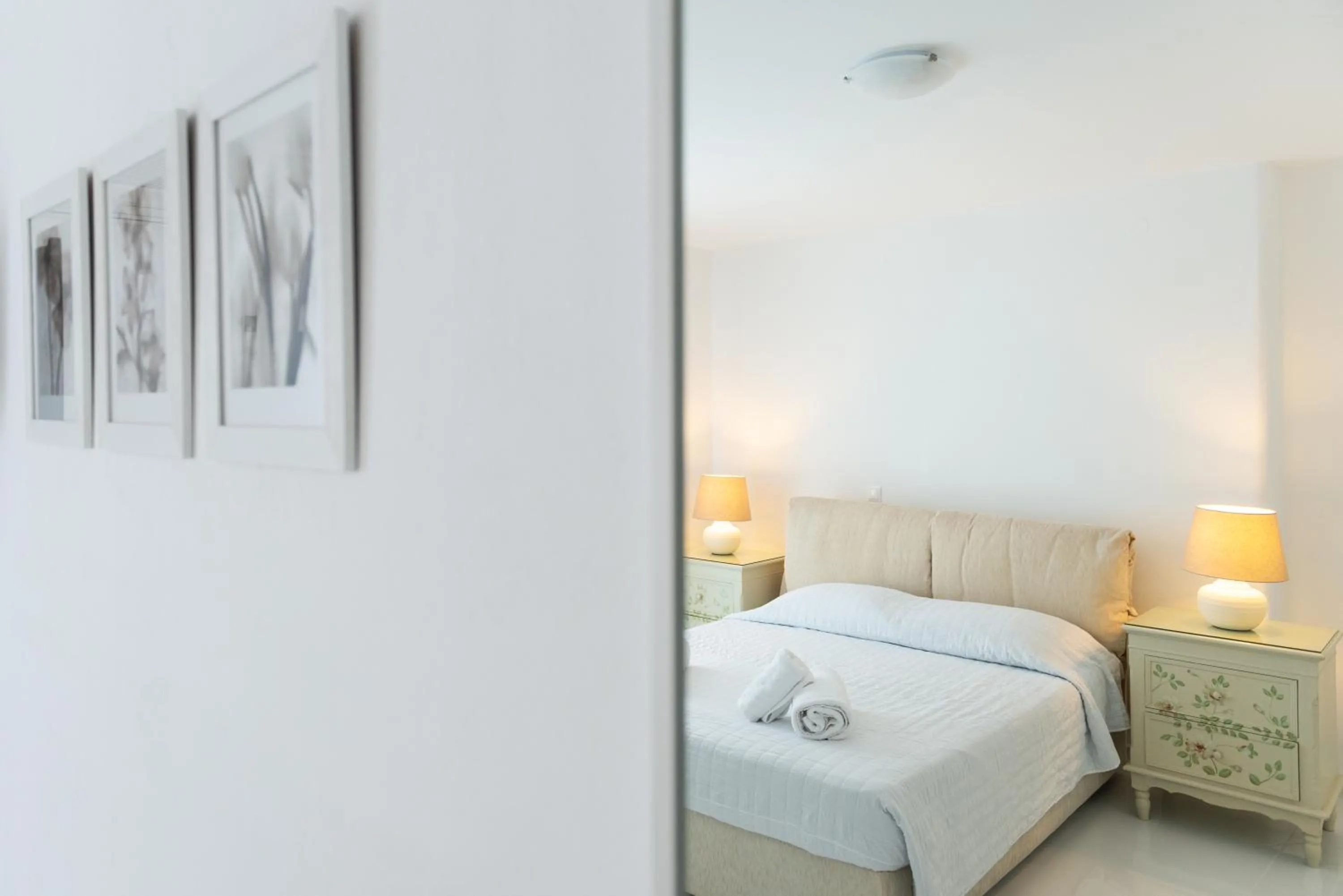 Bed in Aeri Villas & Apartments