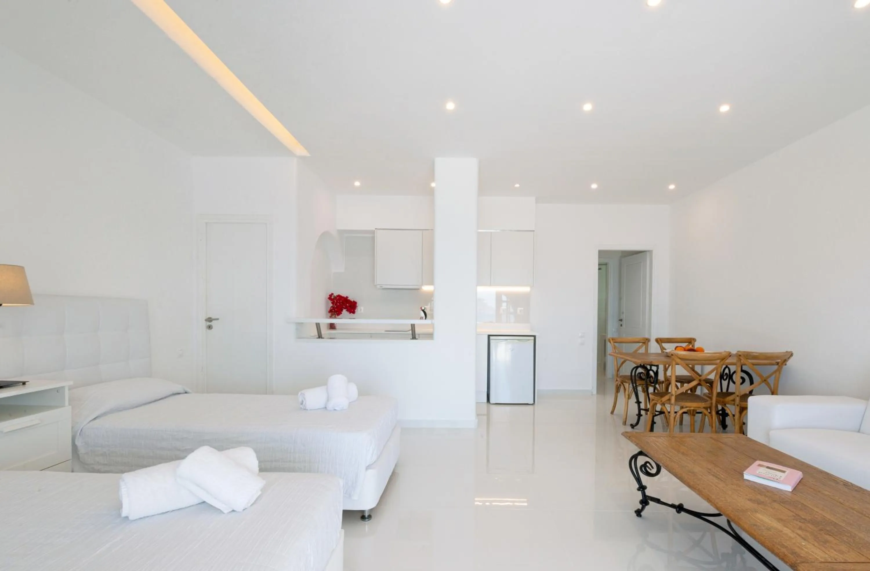 Bed in Aeri Villas & Apartments