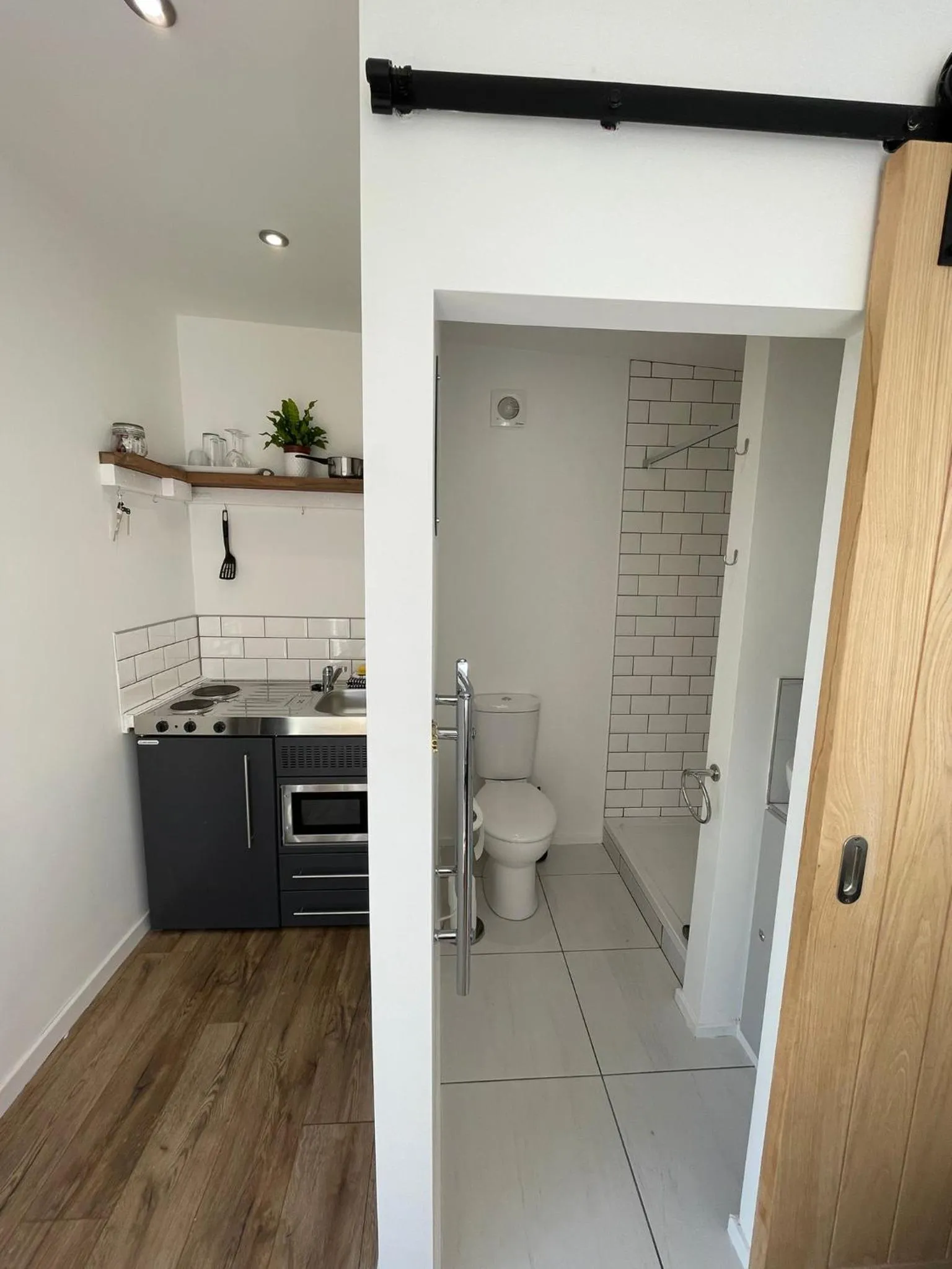 Kitchen or kitchenette in Rossendale Holiday Cottages & Spa