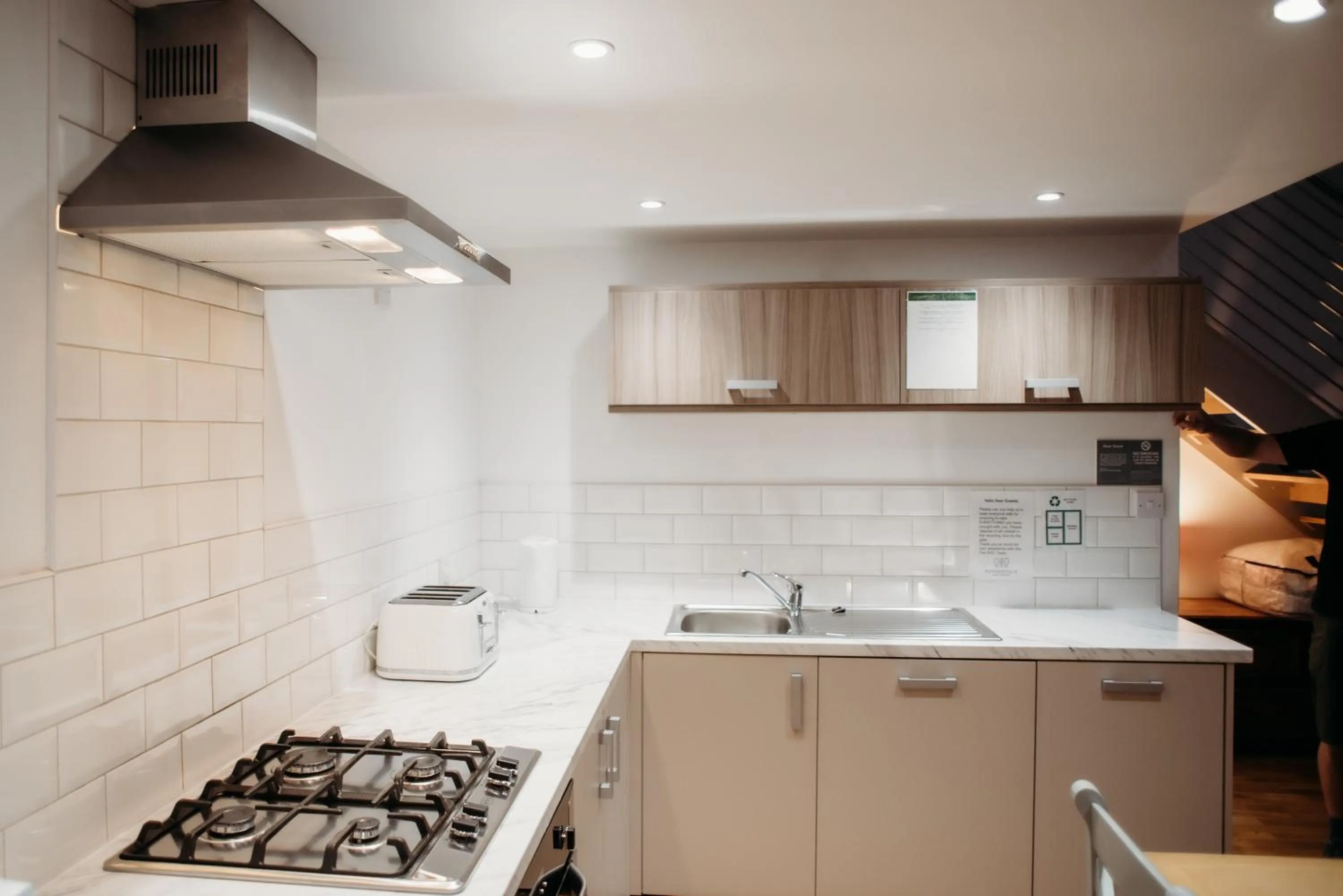 Kitchen or kitchenette in Rossendale Holiday Cottages & Spa