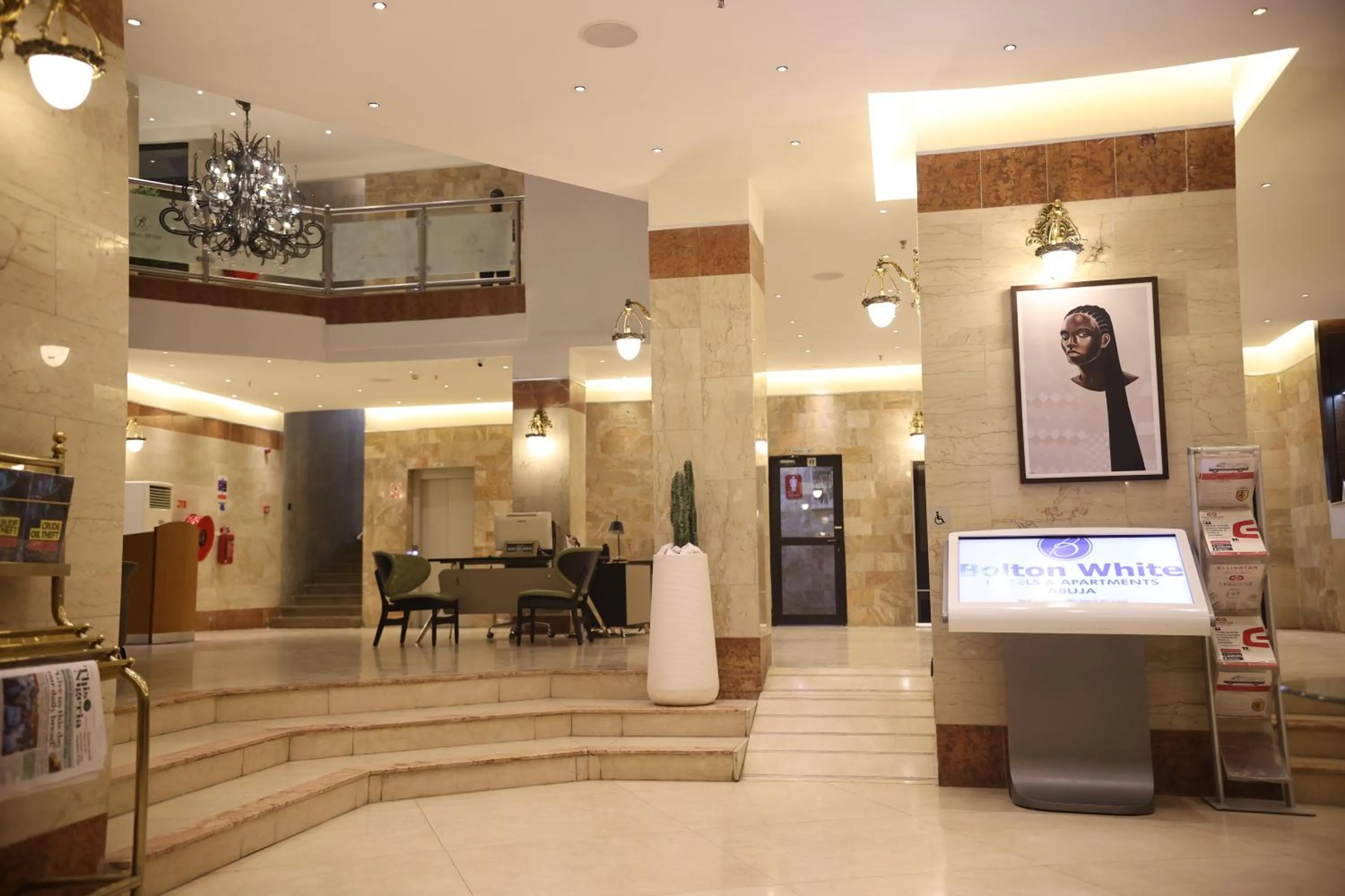 Lobby or reception in Bolton White Hotel - Abuja