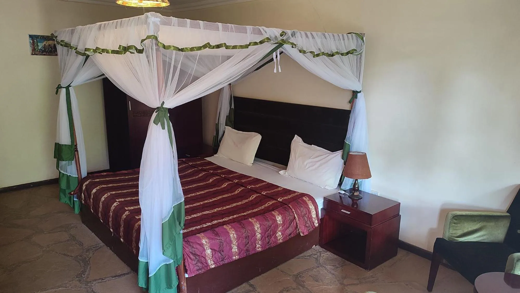 Bed in AA Lodge Amboseli