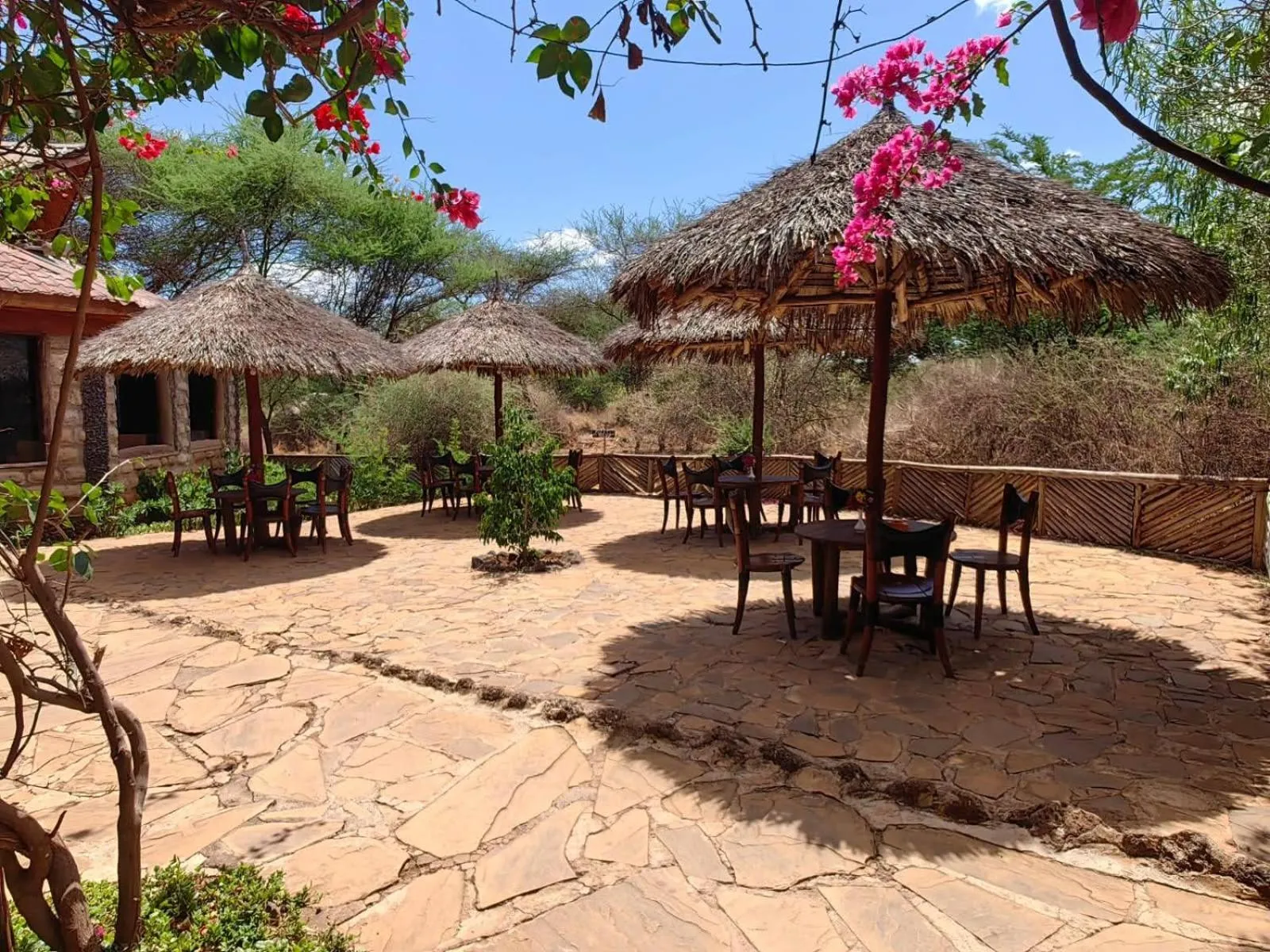 Mountain view in AA Lodge Amboseli