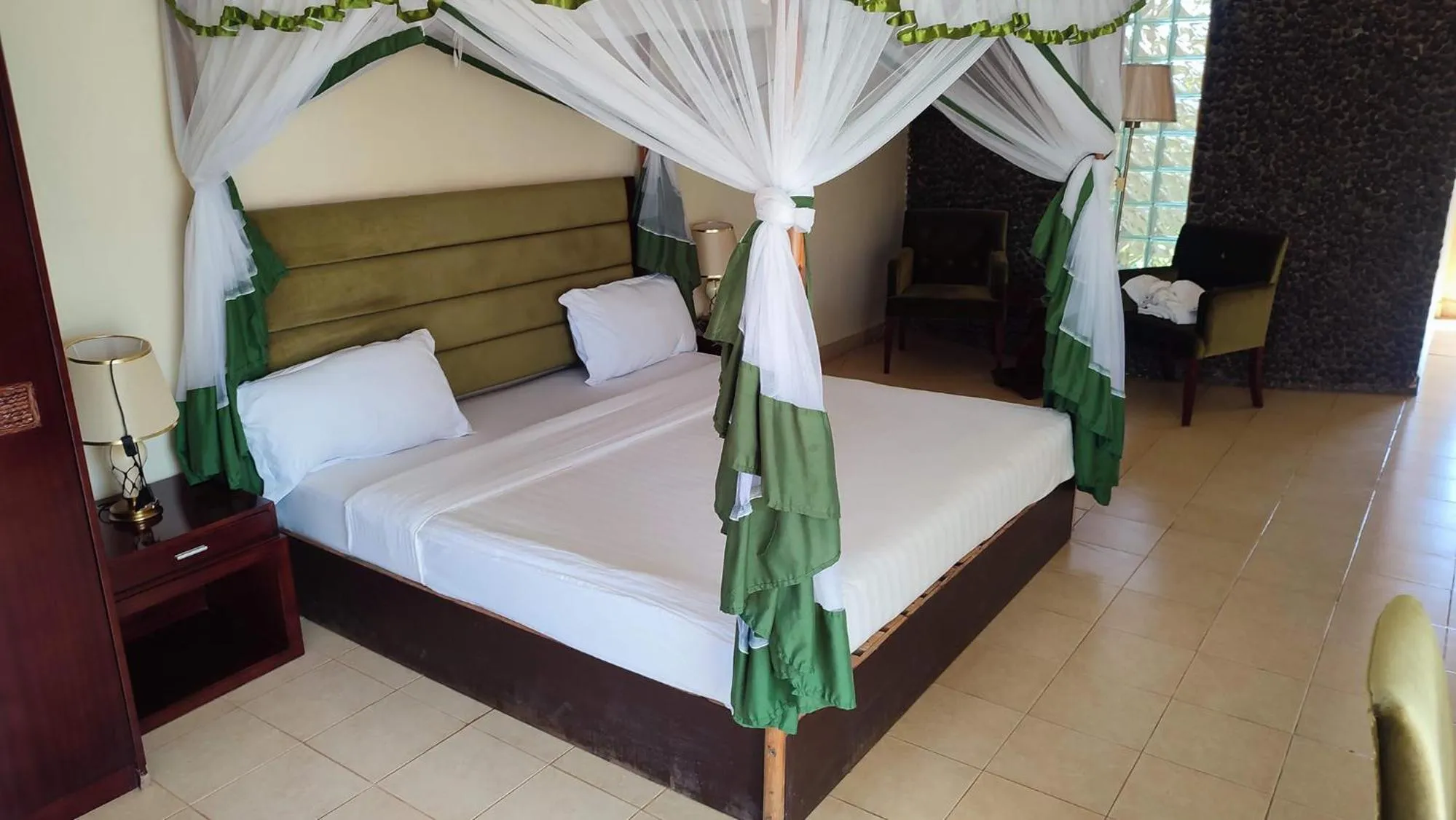 Bed in AA Lodge Amboseli