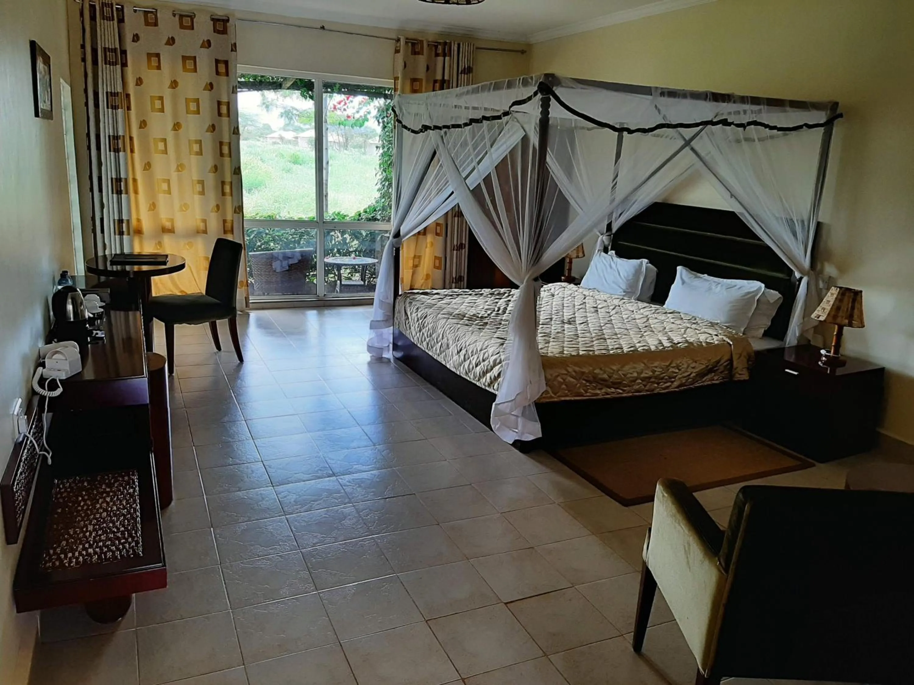 Bed in AA Lodge Amboseli