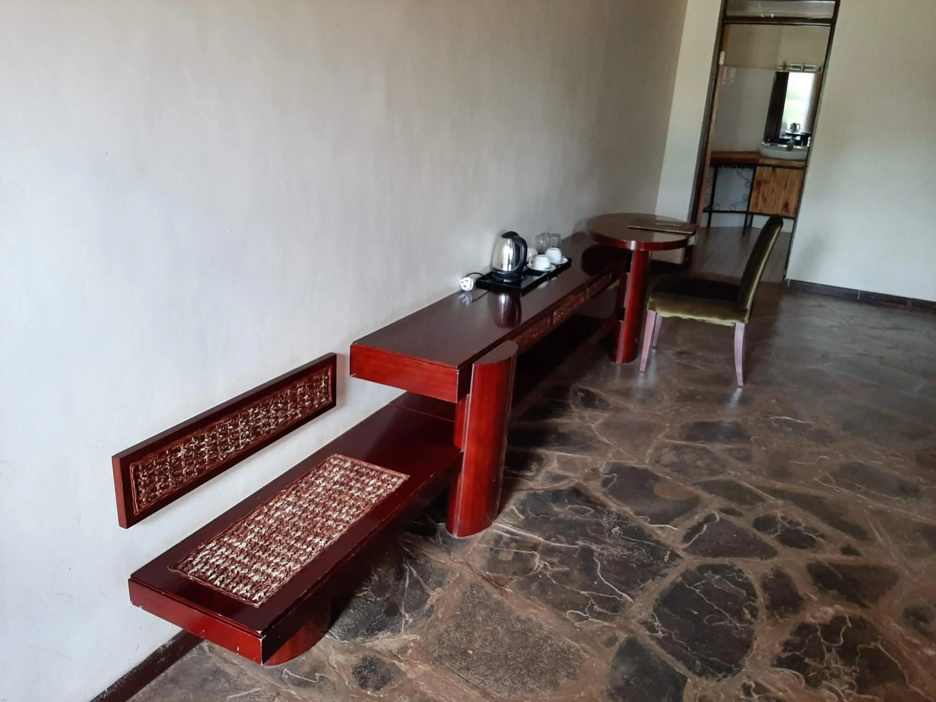Seating area in AA Lodge Amboseli