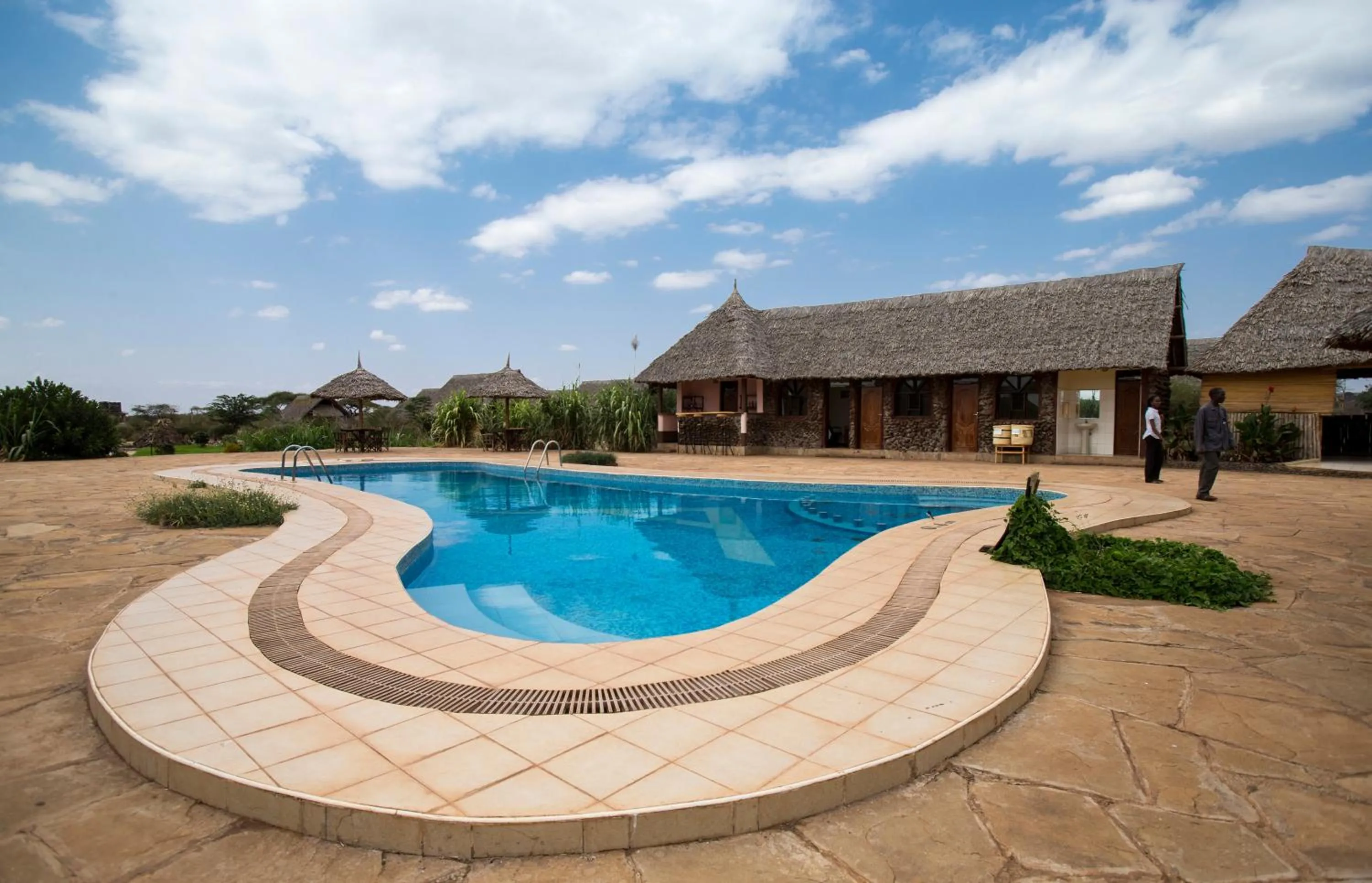 Swimming pool in AA Lodge Amboseli