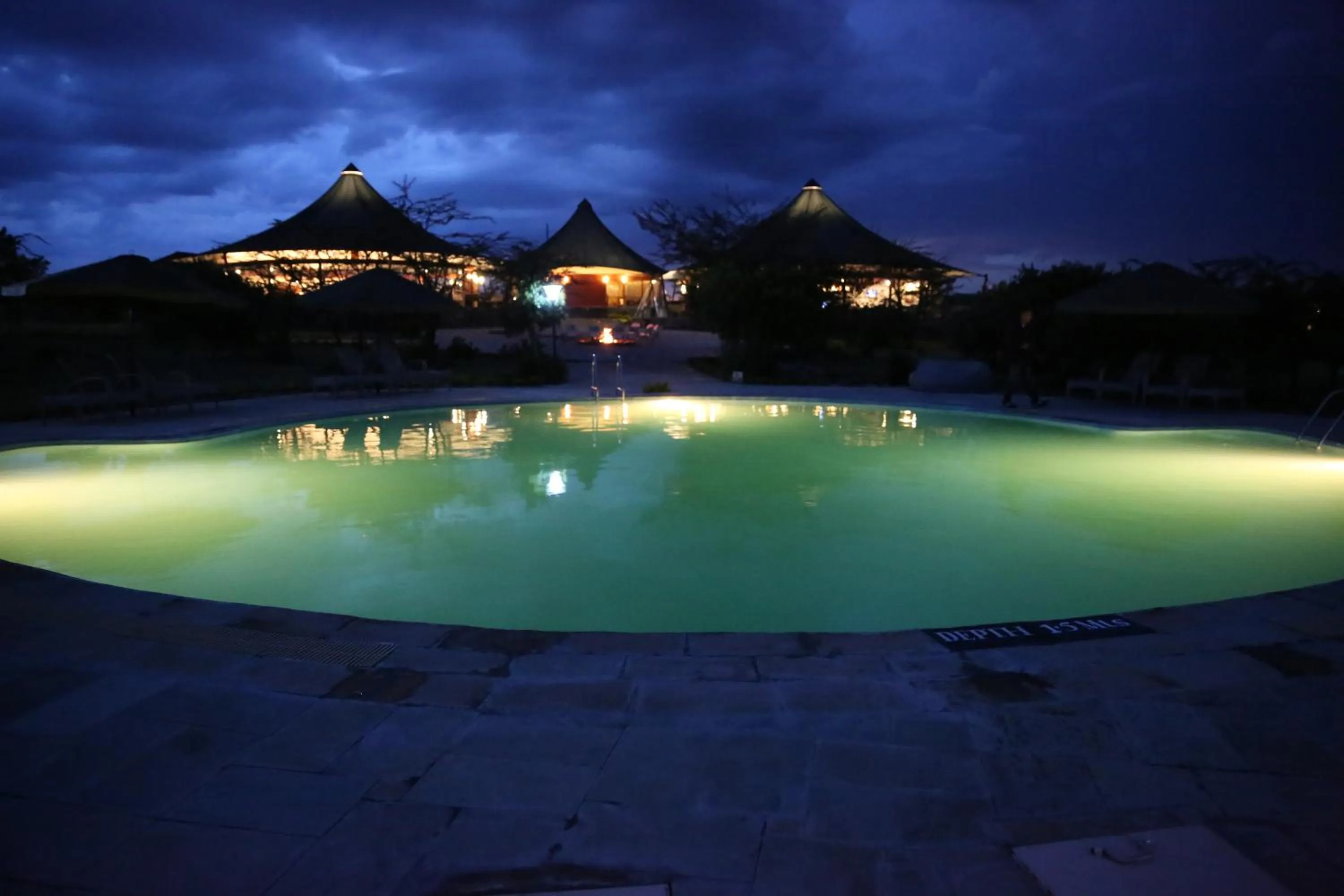 Pool view in AA Lodge Maasai Mara