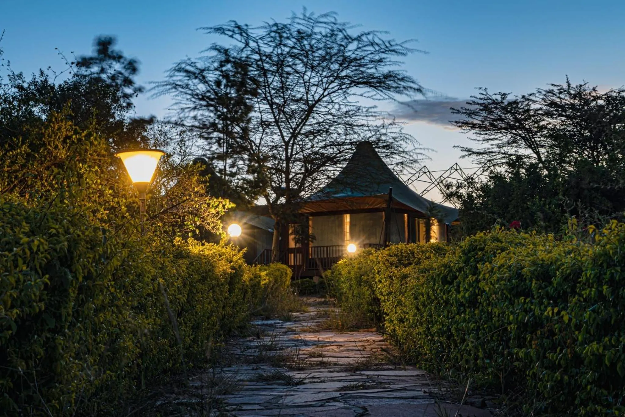 Garden view in AA Lodge Maasai Mara