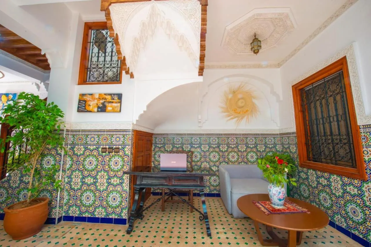 Seating area in Riad Amely