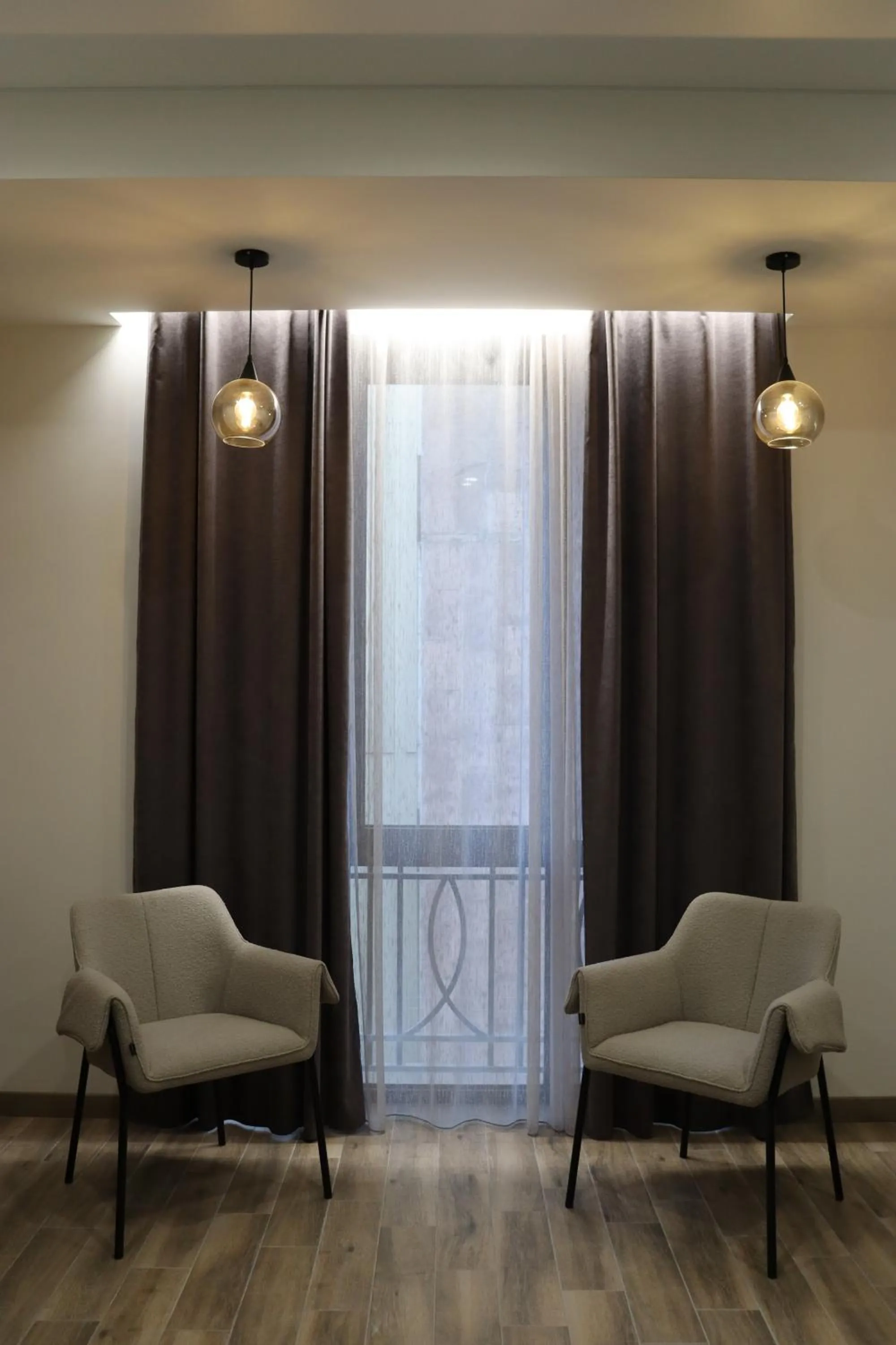 Seating area in Orion ApartHotel