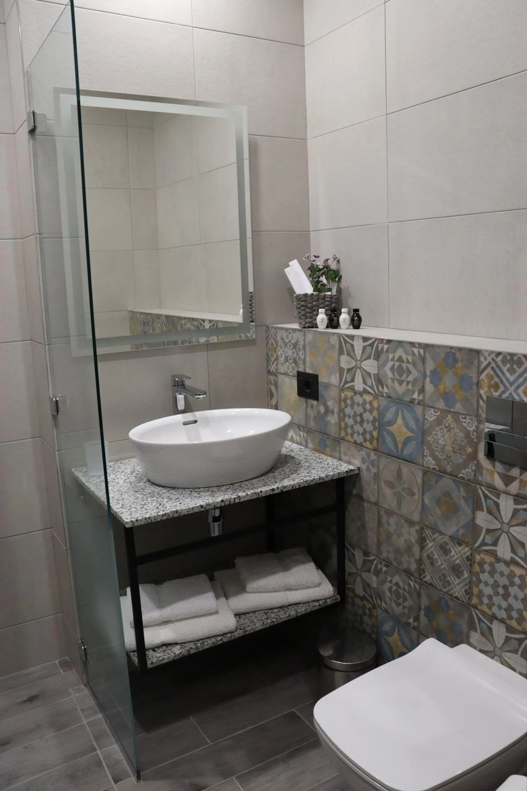 Toilet in Orion ApartHotel