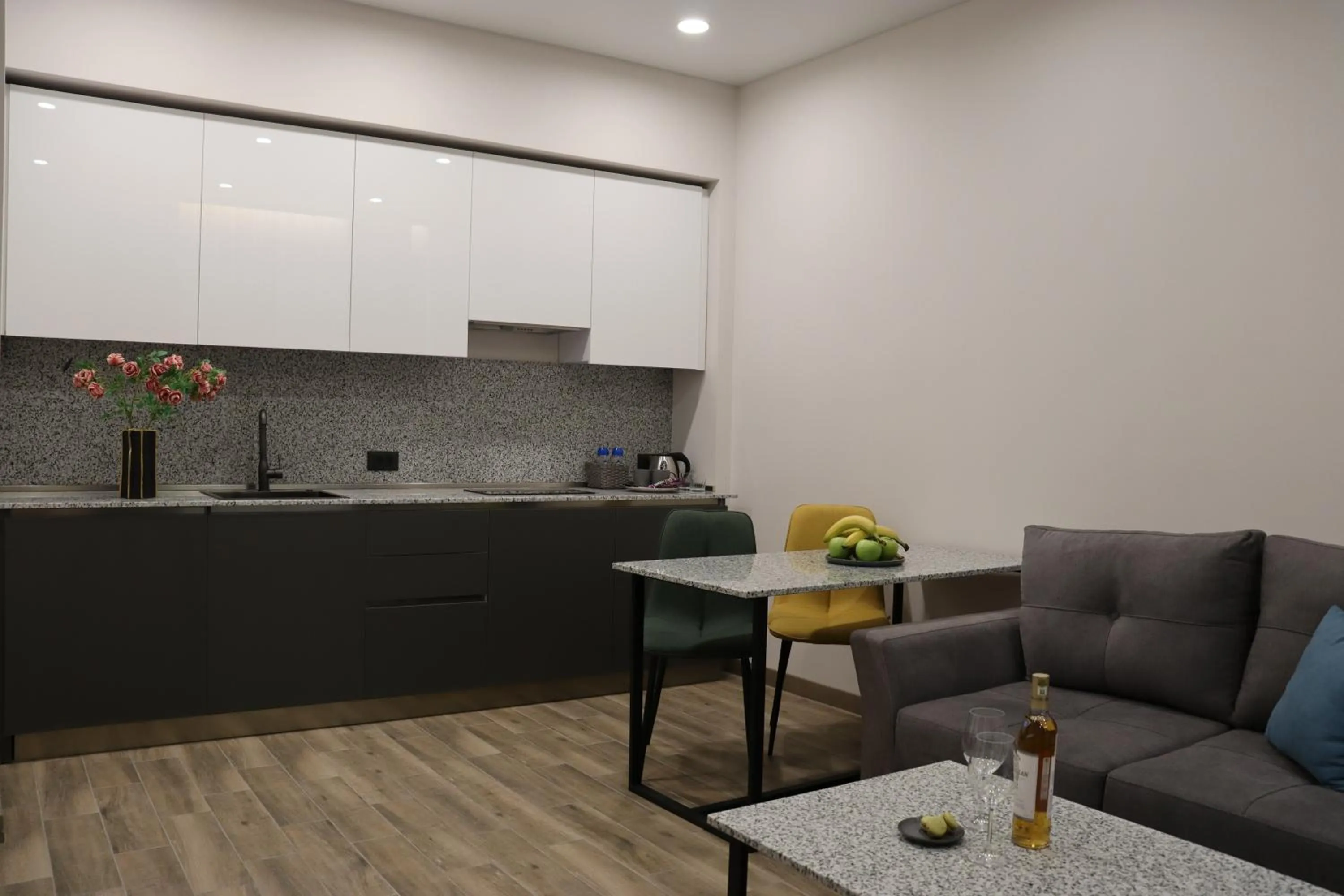 Kitchen or kitchenette in Orion ApartHotel