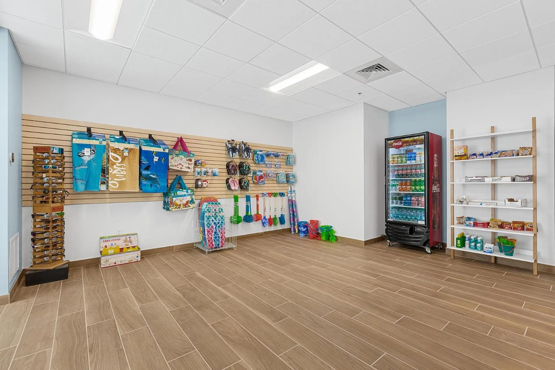 Shopping Area in Golden Sands Carolina Beach Oceanfront, Tapestry by Hilton