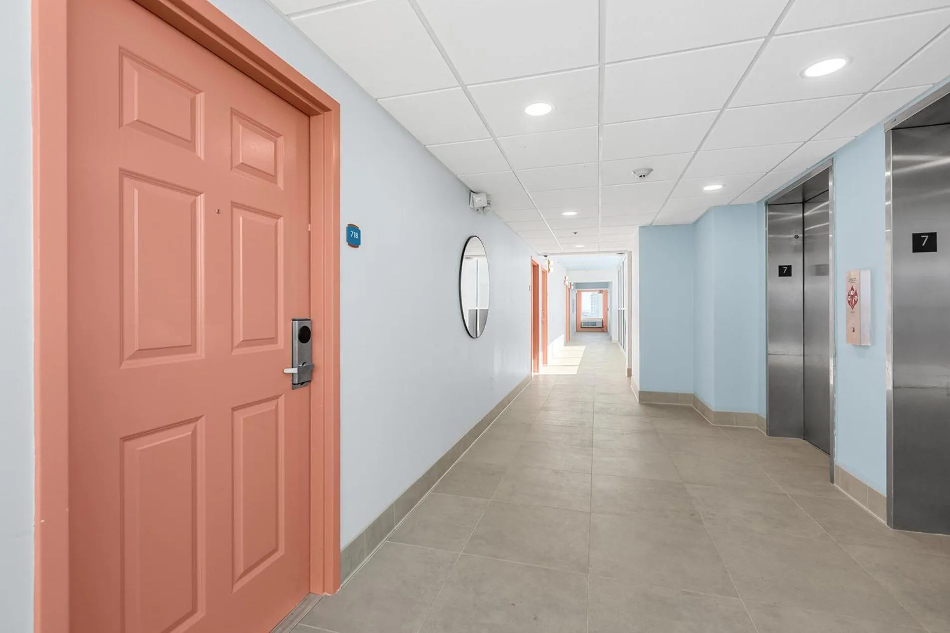 elevator in Golden Sands Carolina Beach Oceanfront, Tapestry by Hilton