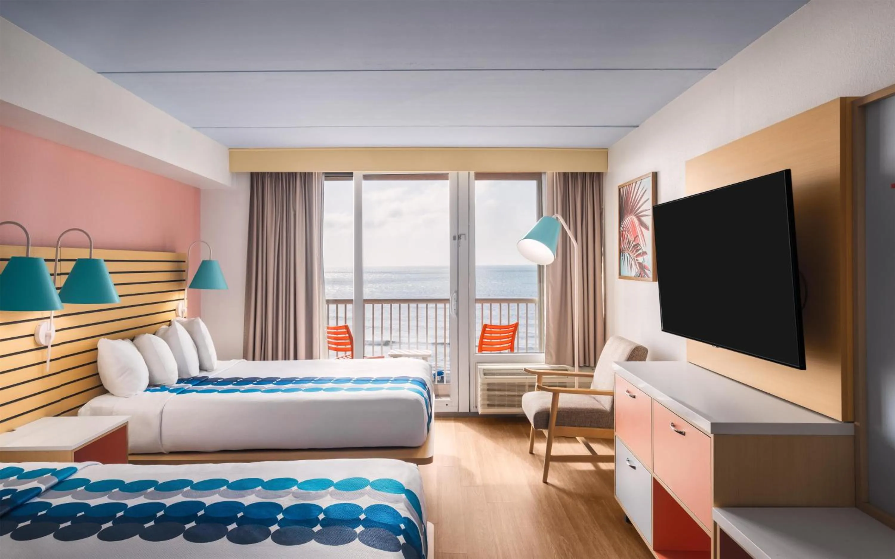 Bed in Golden Sands Carolina Beach Oceanfront, Tapestry by Hilton