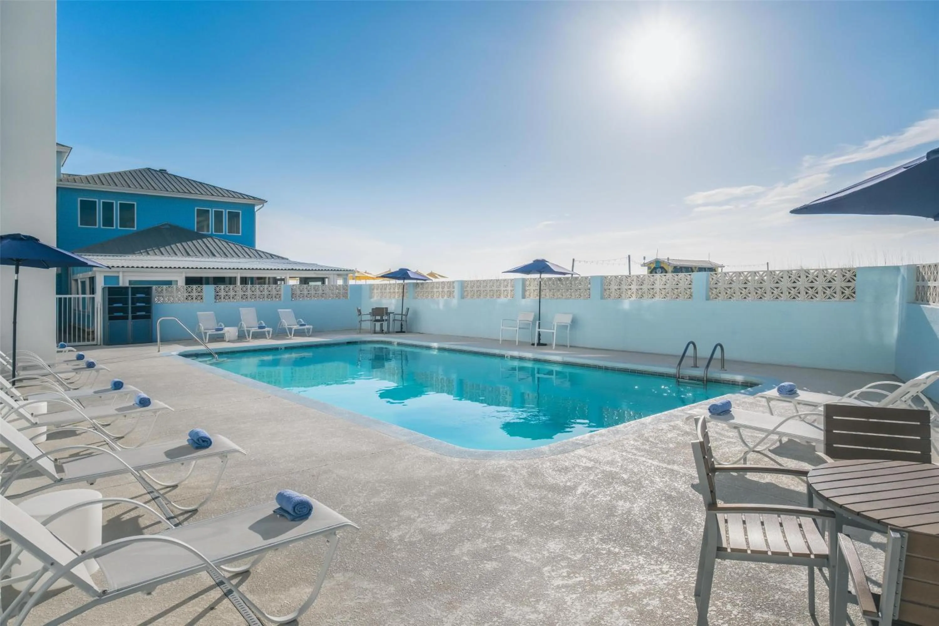 Pool view in Golden Sands Carolina Beach Oceanfront, Tapestry by Hilton