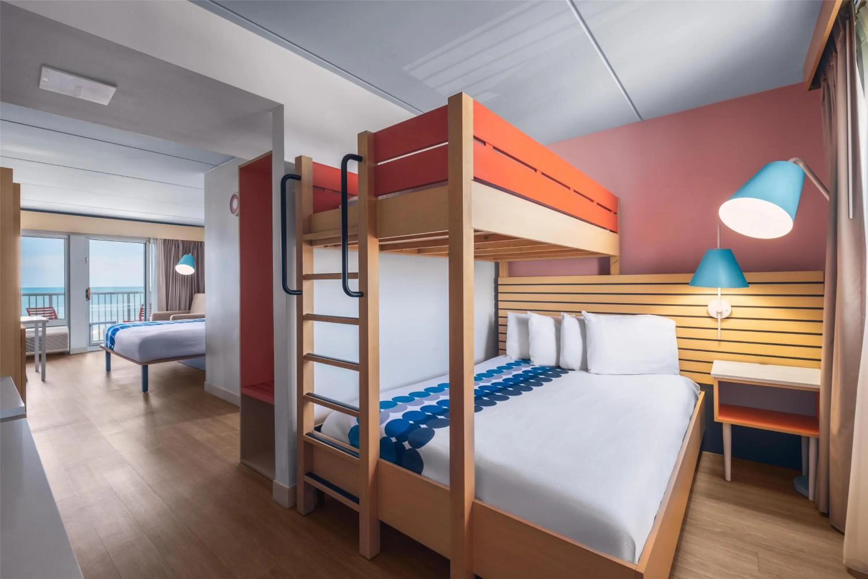 Bed in Golden Sands Carolina Beach Oceanfront, Tapestry by Hilton