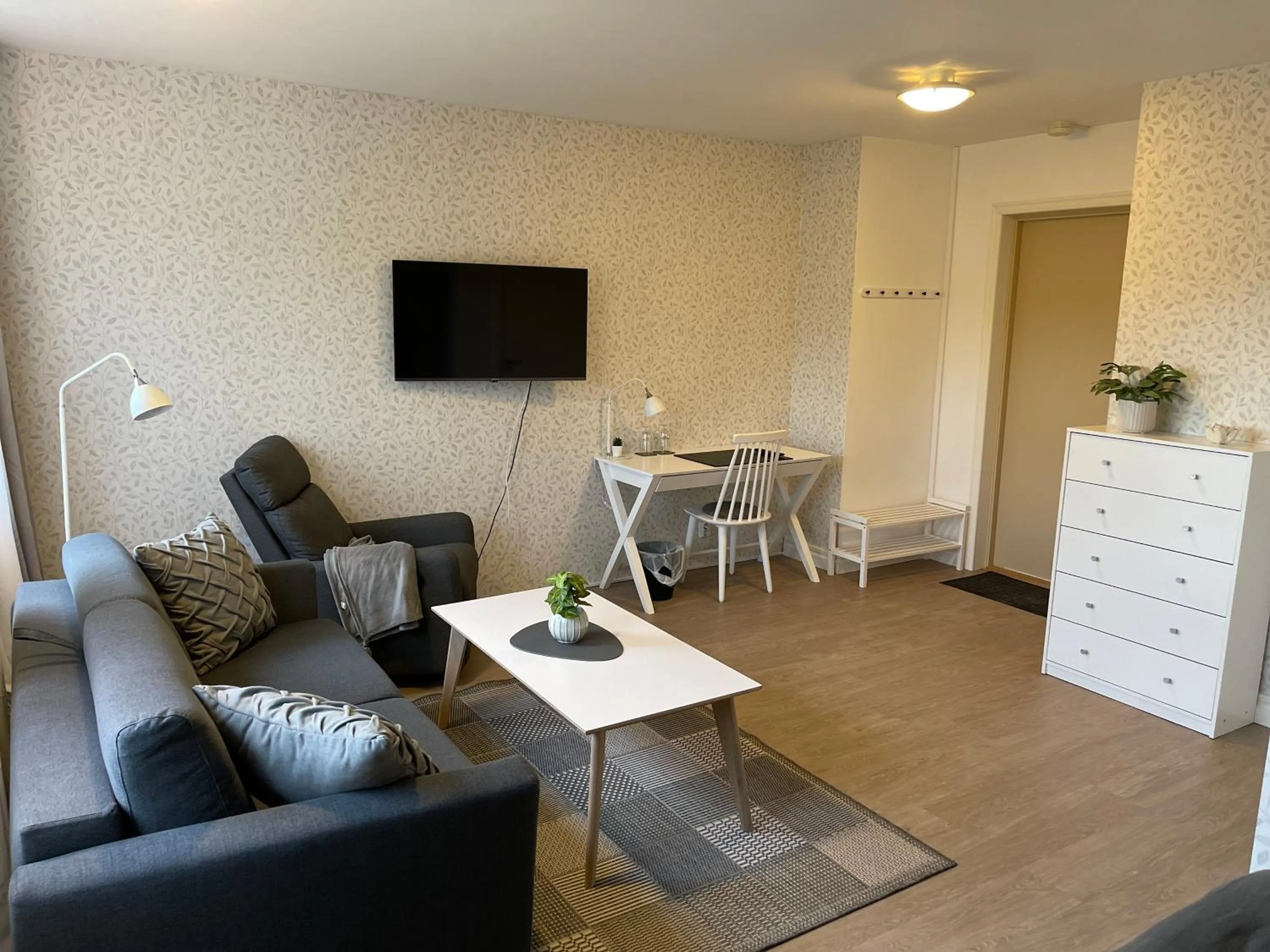 Seating area in Hotell Luspen