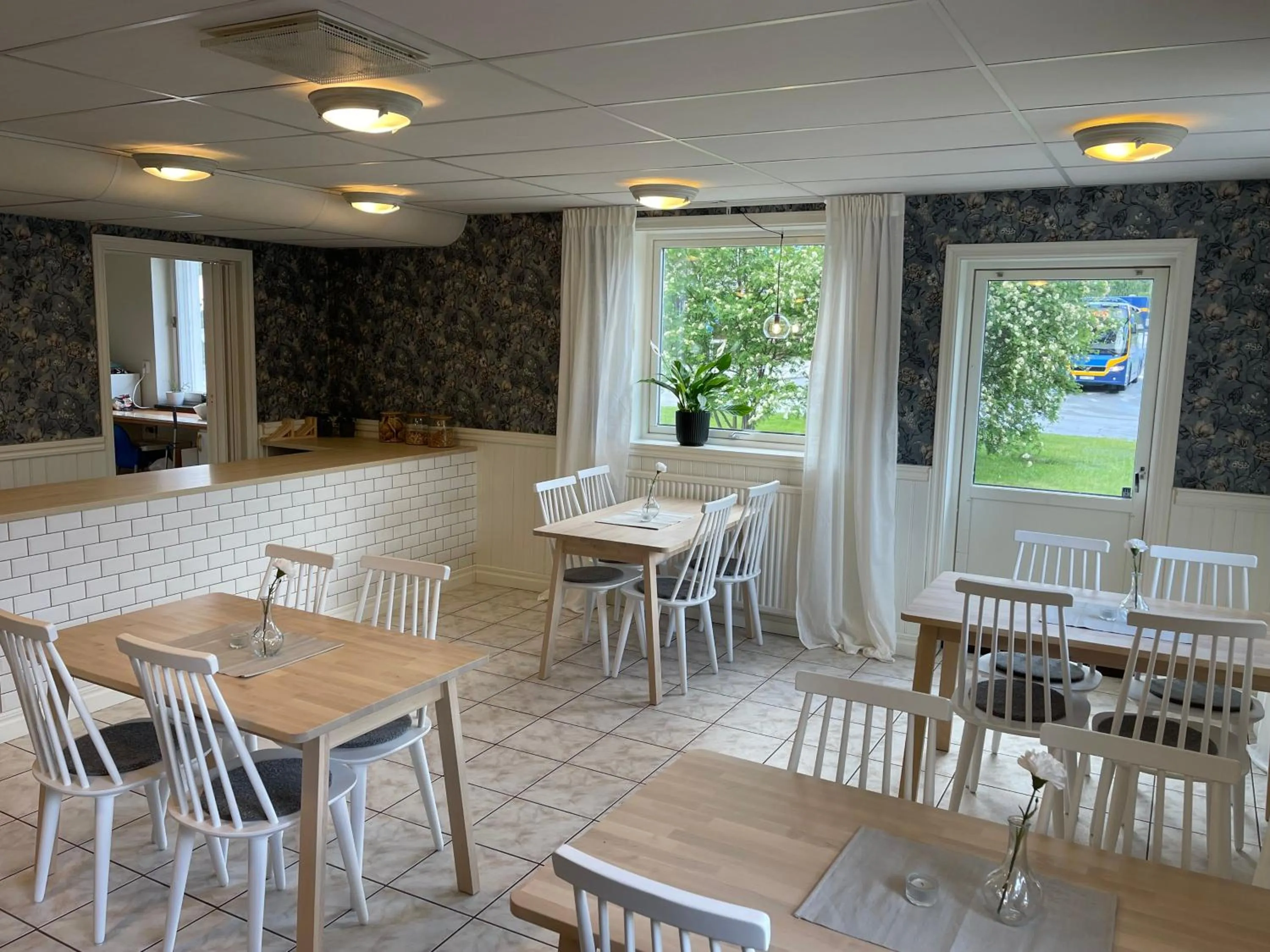 Dining area in Hotell Luspen