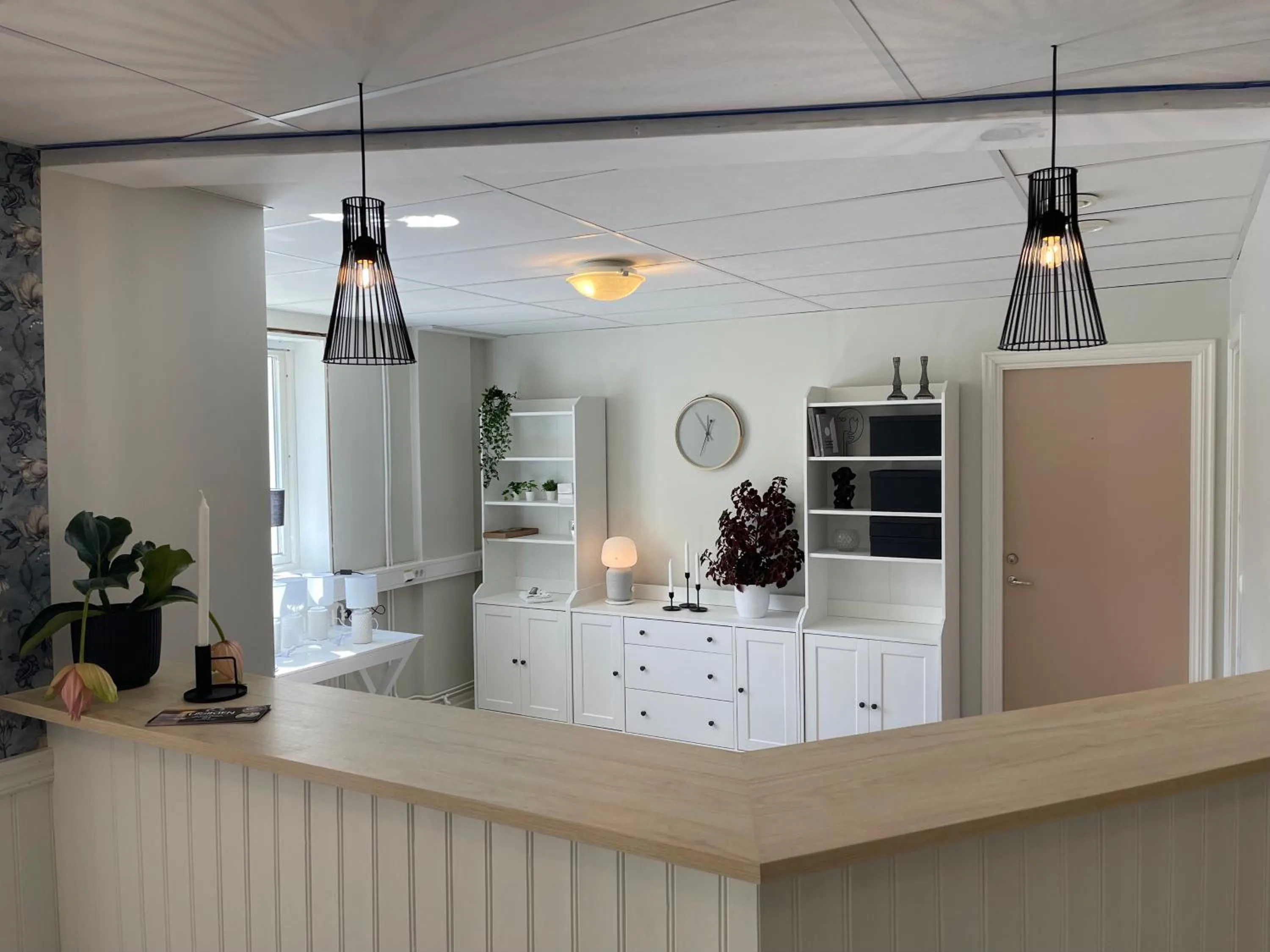 Lobby or reception in Hotell Luspen