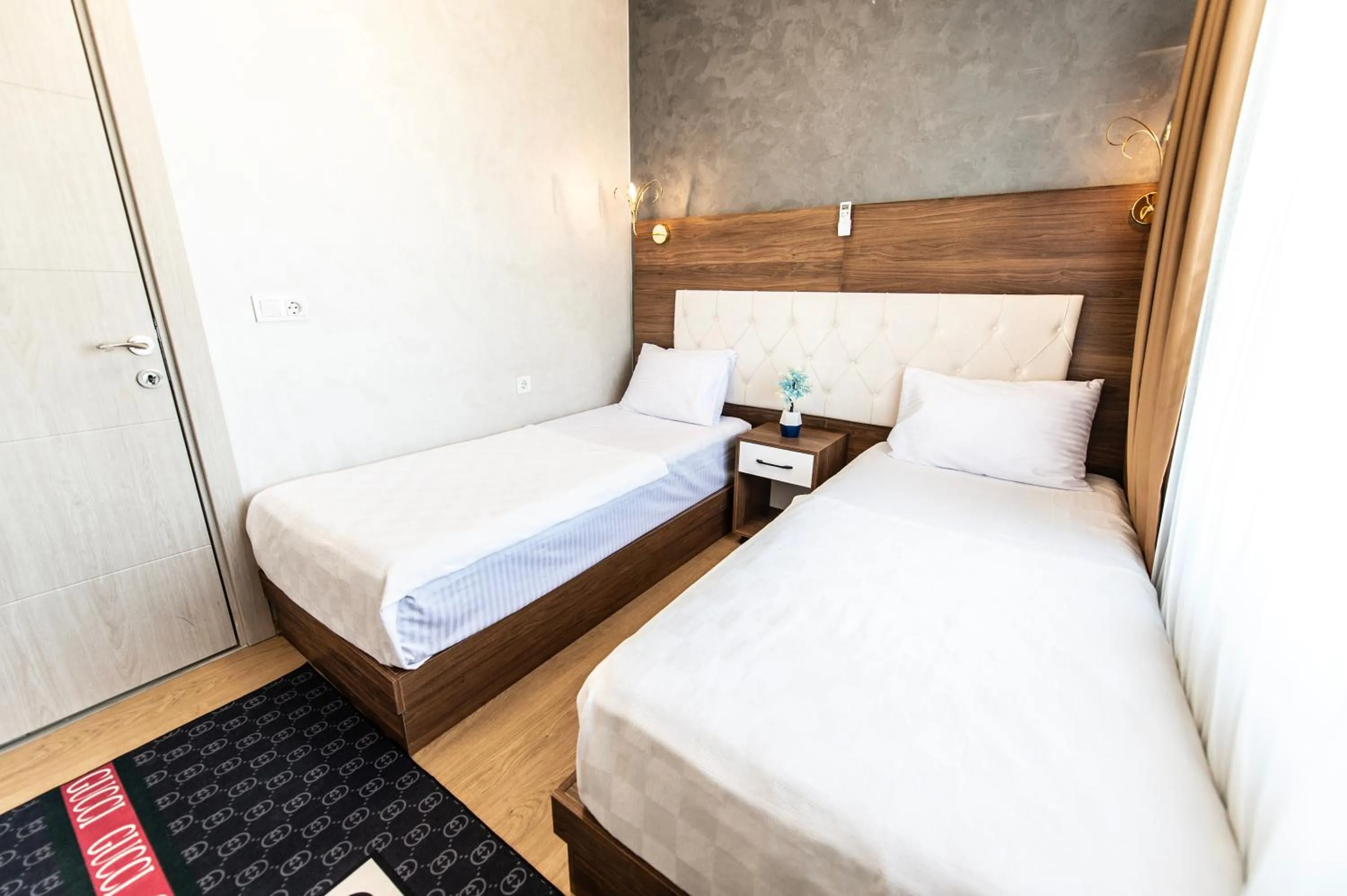 Bed in Blue Vista Houses & Spa