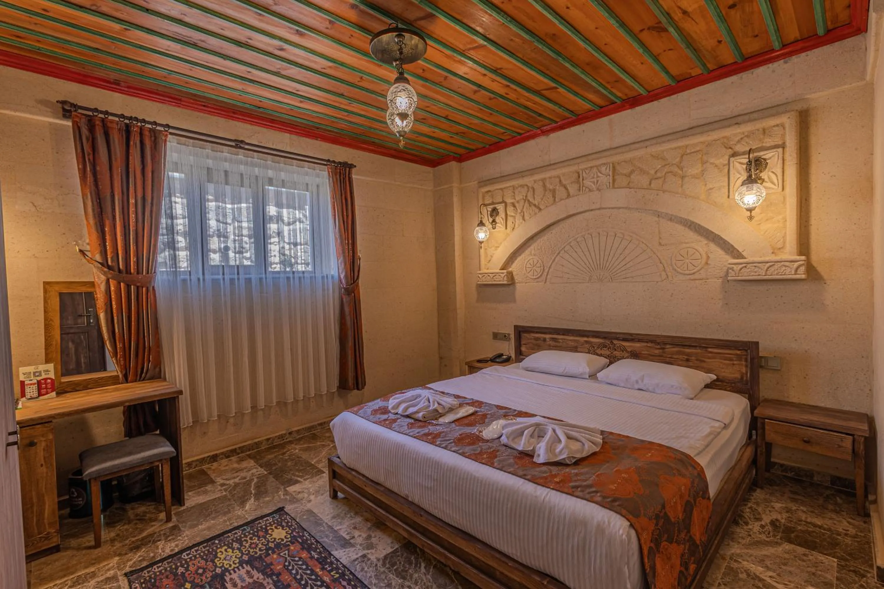 Bed in Cordial Cappadocia Hotel