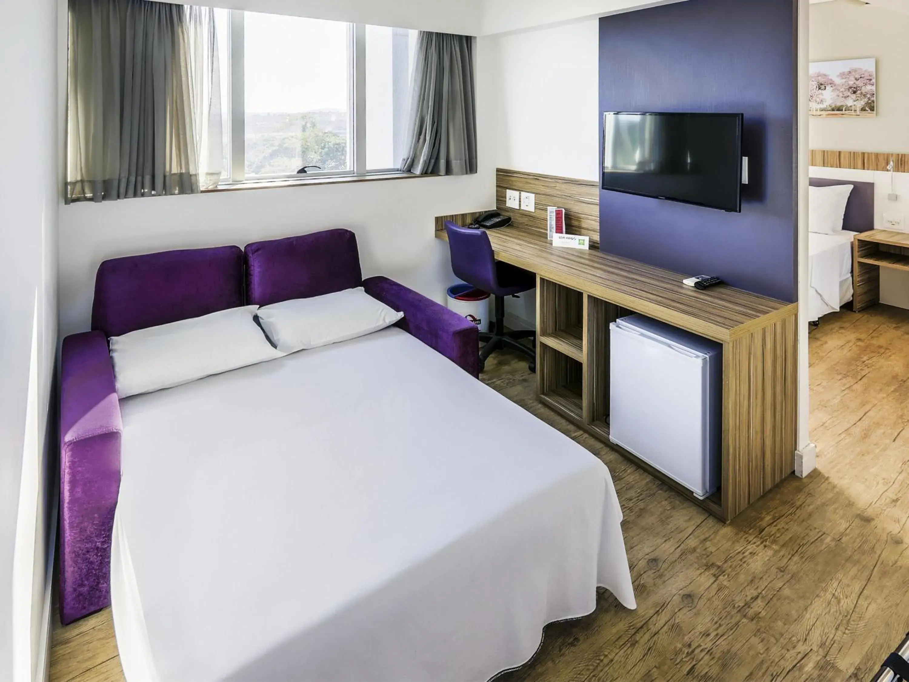 Family Suite with Double Bed and Sofa Bed in ibis Styles Confins Aeroporto Family Suite with Double Bed and Sofa Bed in ibis Styles Confins Aeroporto
