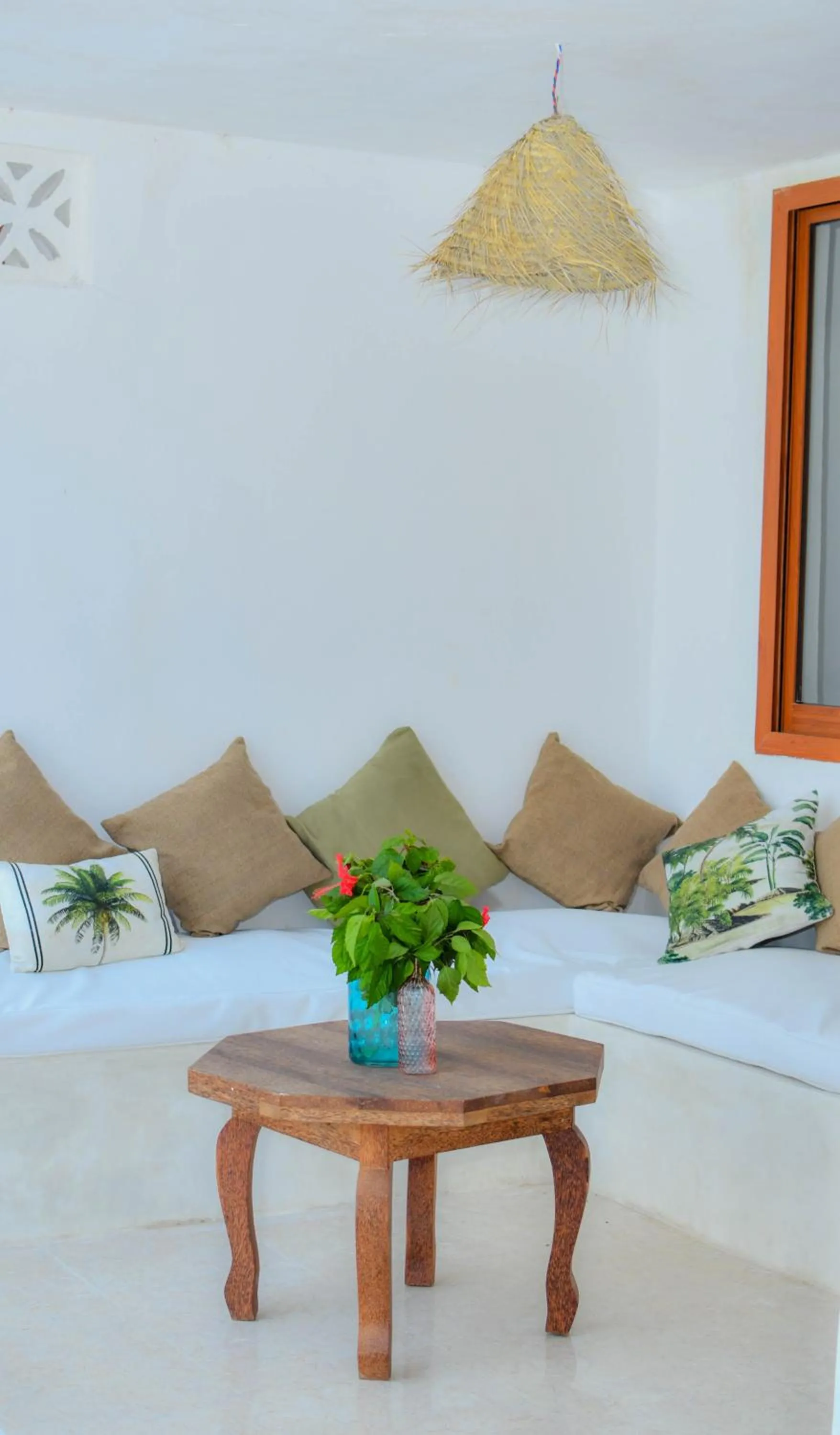 Seating area in Coral Bay Zanzibar