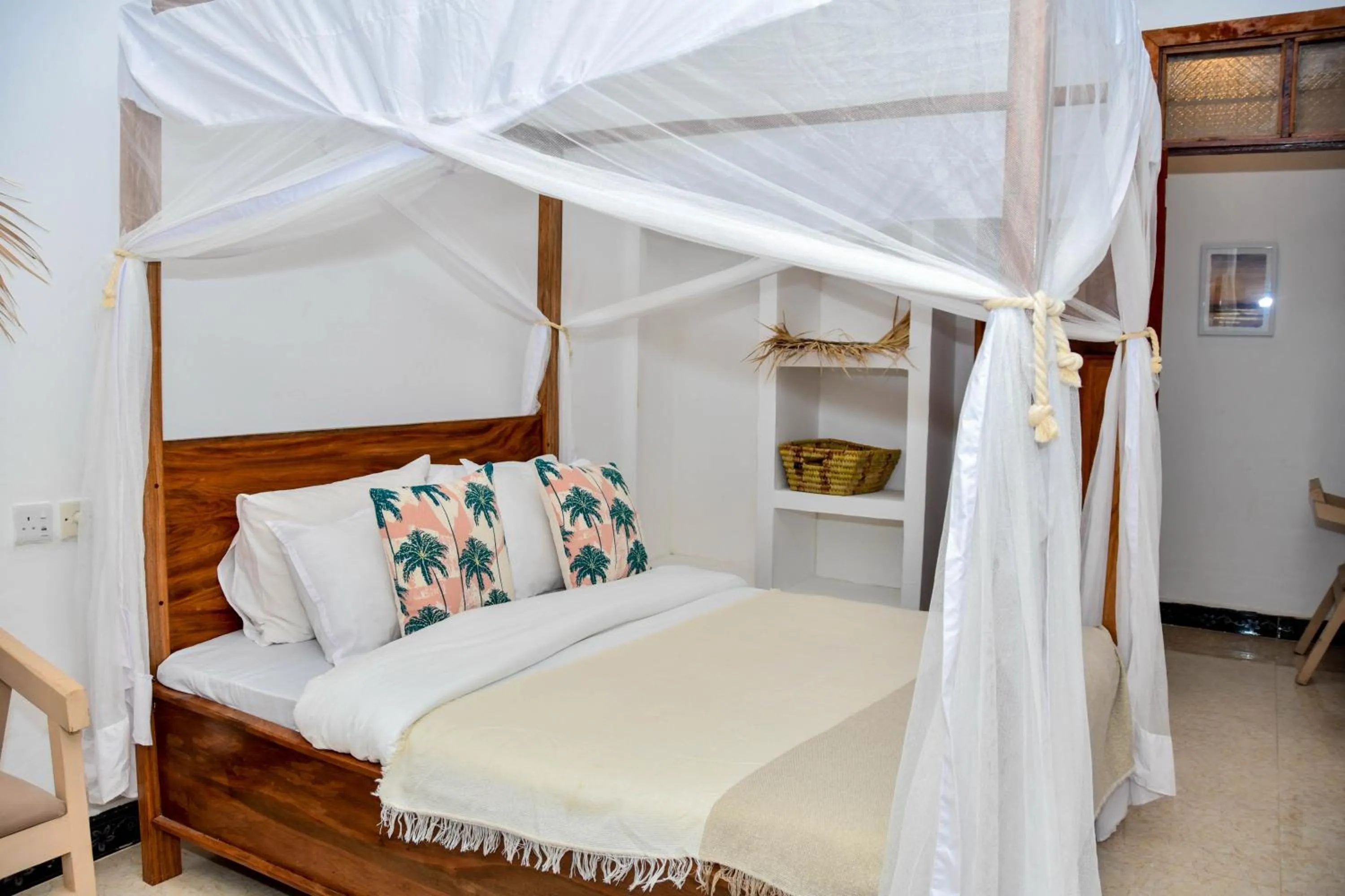 Bed in Coral Bay Zanzibar